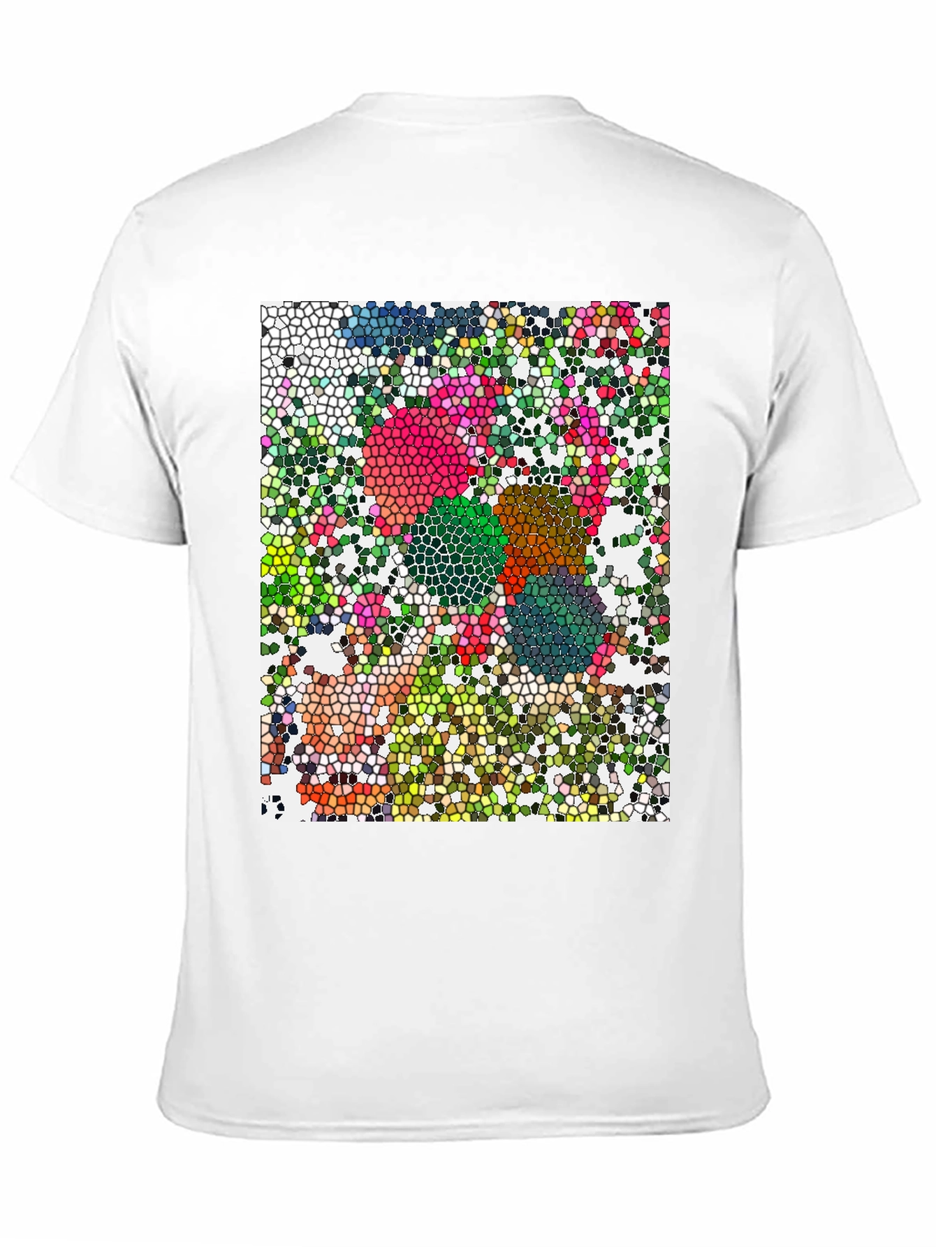 Mosaic Art T-Shirt - Unique Geometric Design