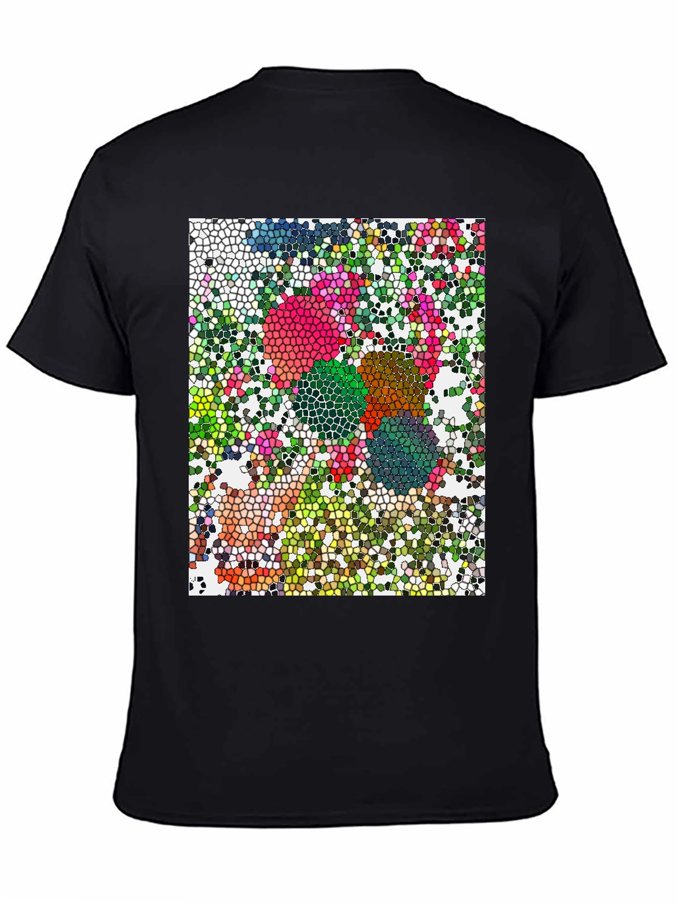 Mosaic Art T-Shirt - Unique Geometric Design