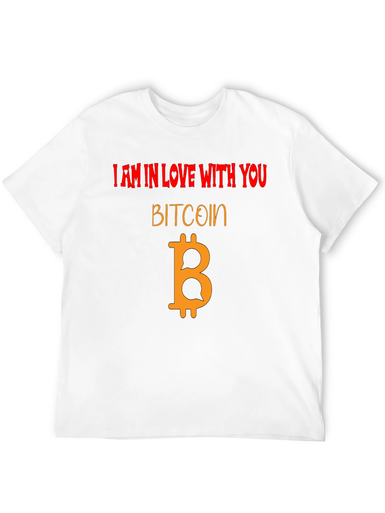 Bitcoin Love Graphic Tee - Crypto Fan T-Shirt