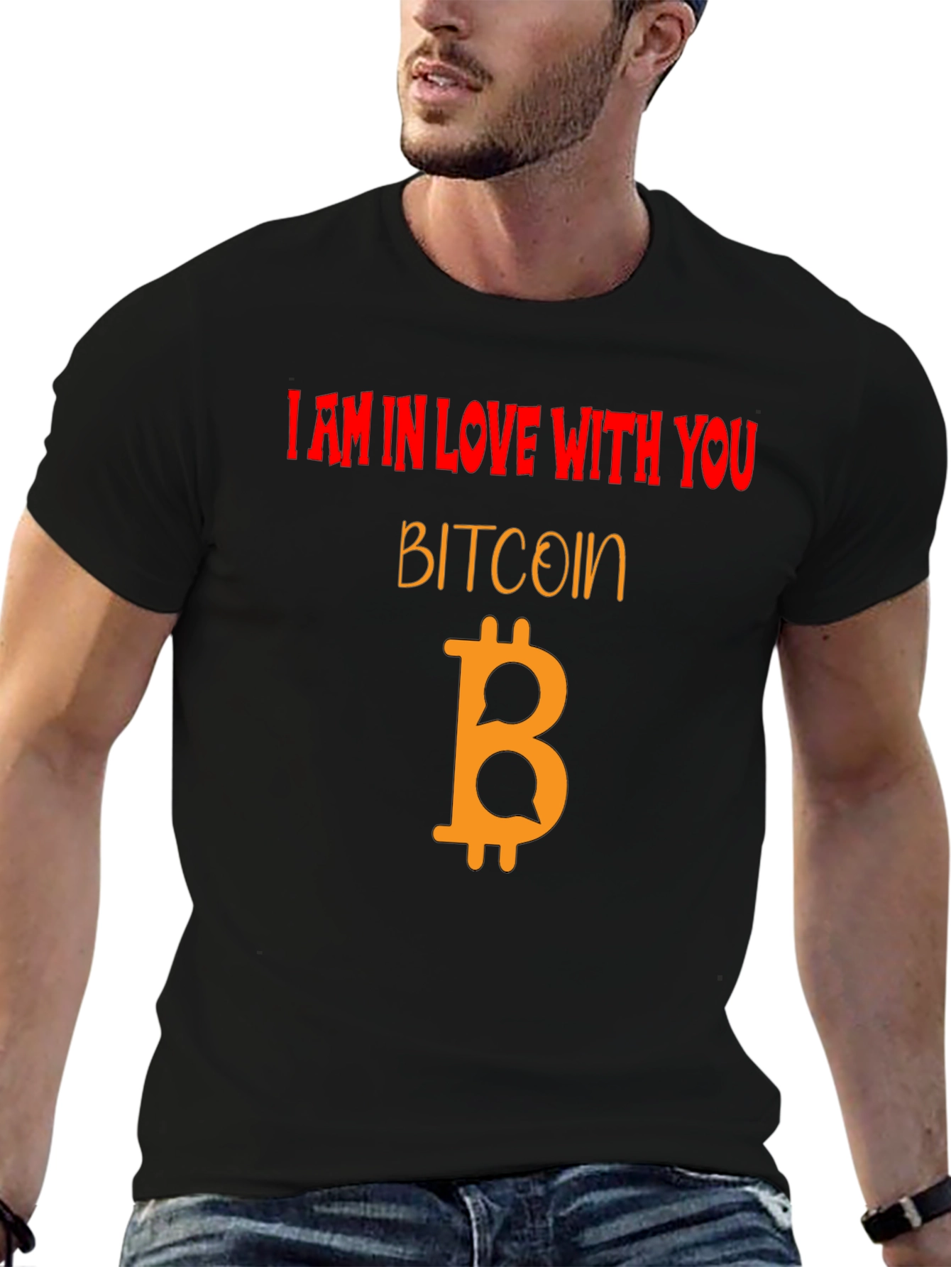 Bitcoin Love Graphic Tee - Crypto Fan T-Shirt