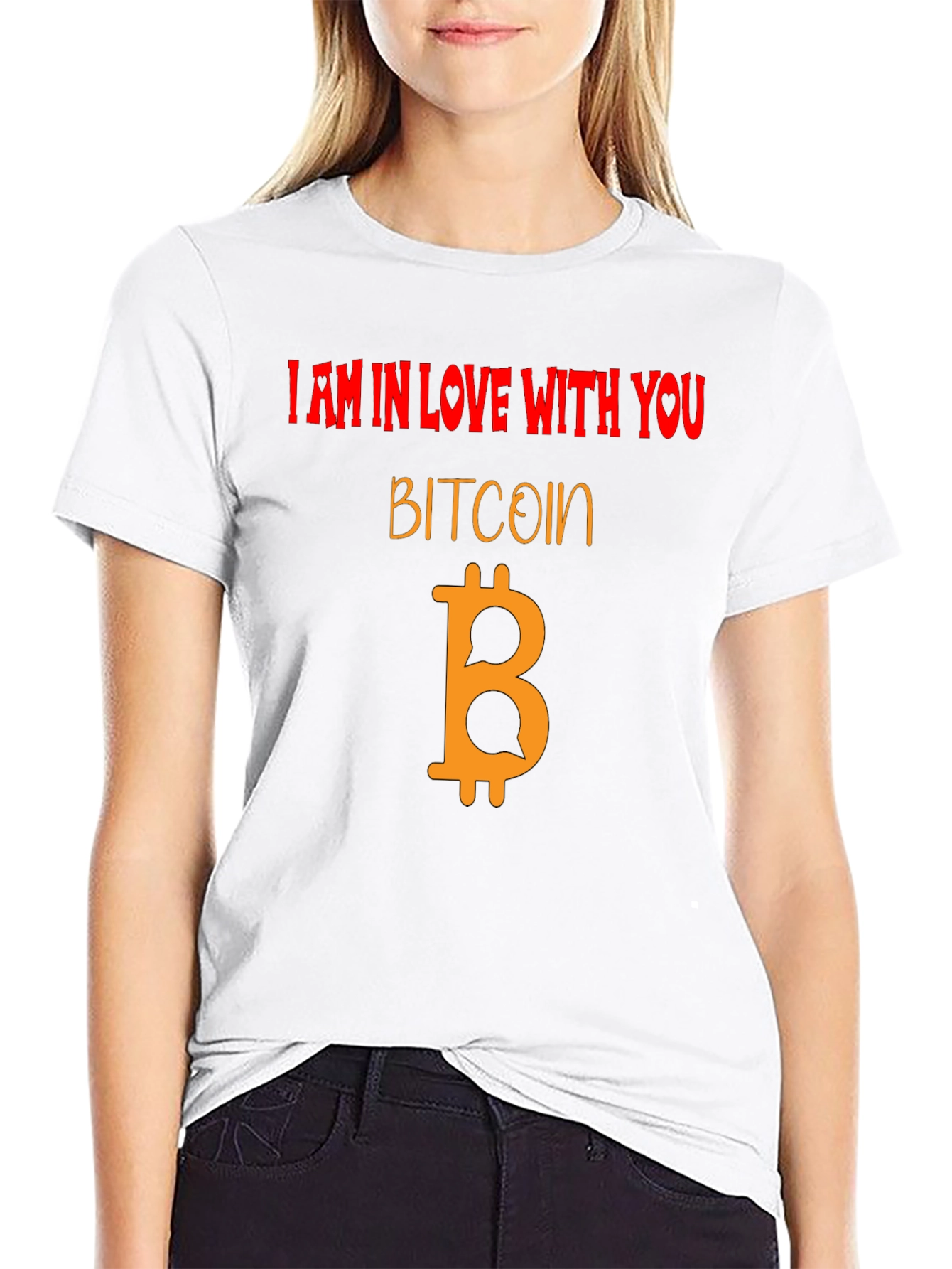 Bitcoin Love Graphic Tee - Crypto Fan T-Shirt