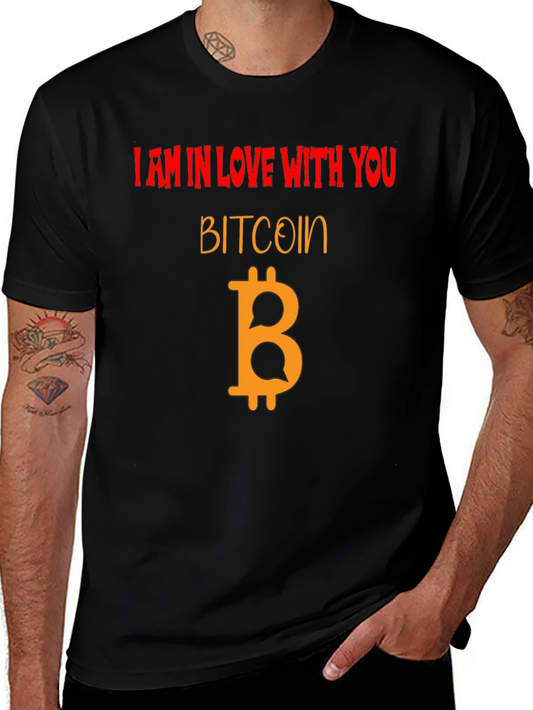 Bitcoin Love Graphic Tee - Crypto Fan T-Shirt
