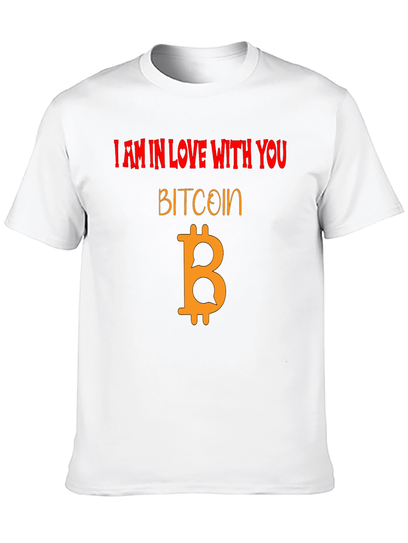 Bitcoin Love Graphic Tee - Crypto Fan T-Shirt