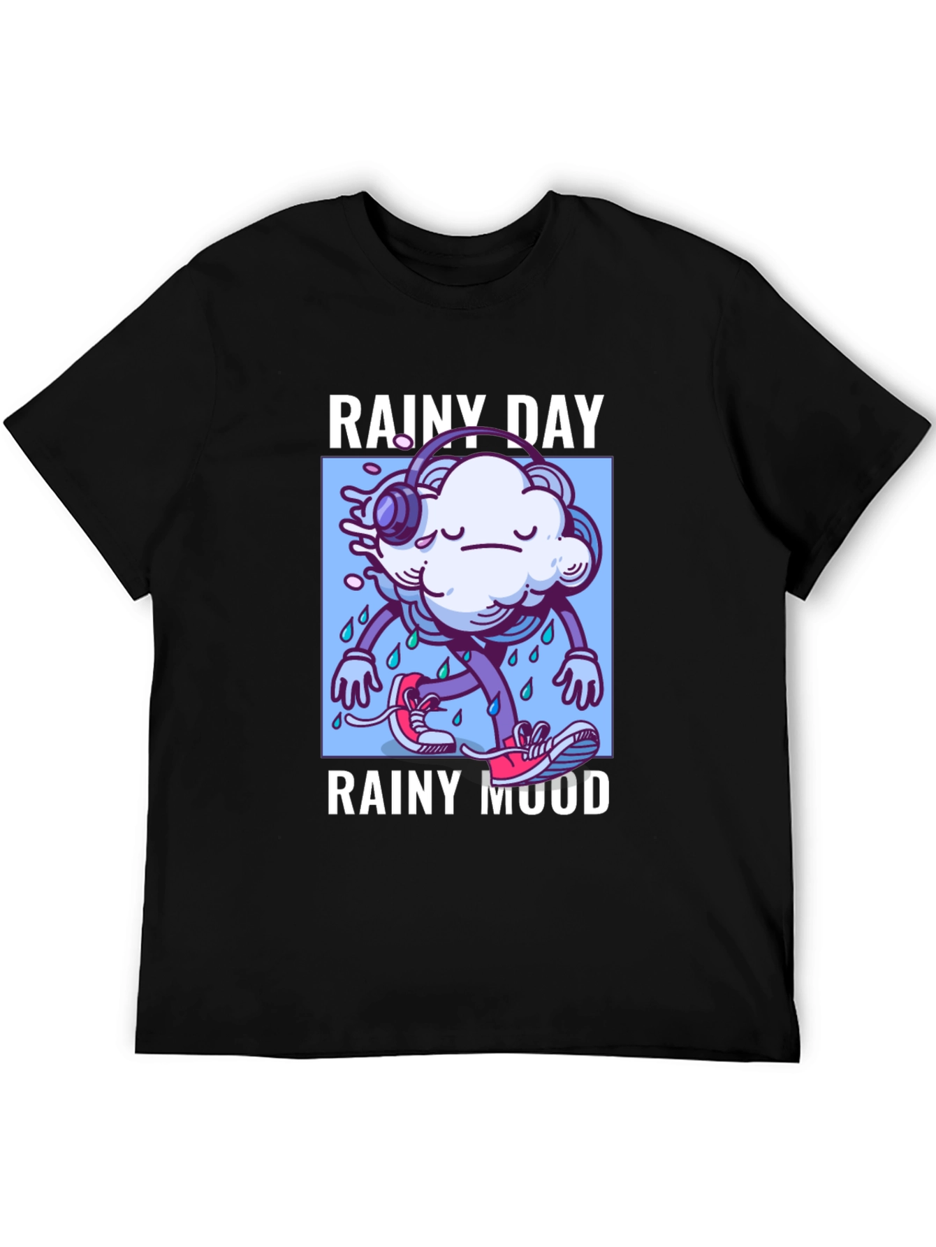 Rainy Day Mood Graphic T-Shirt