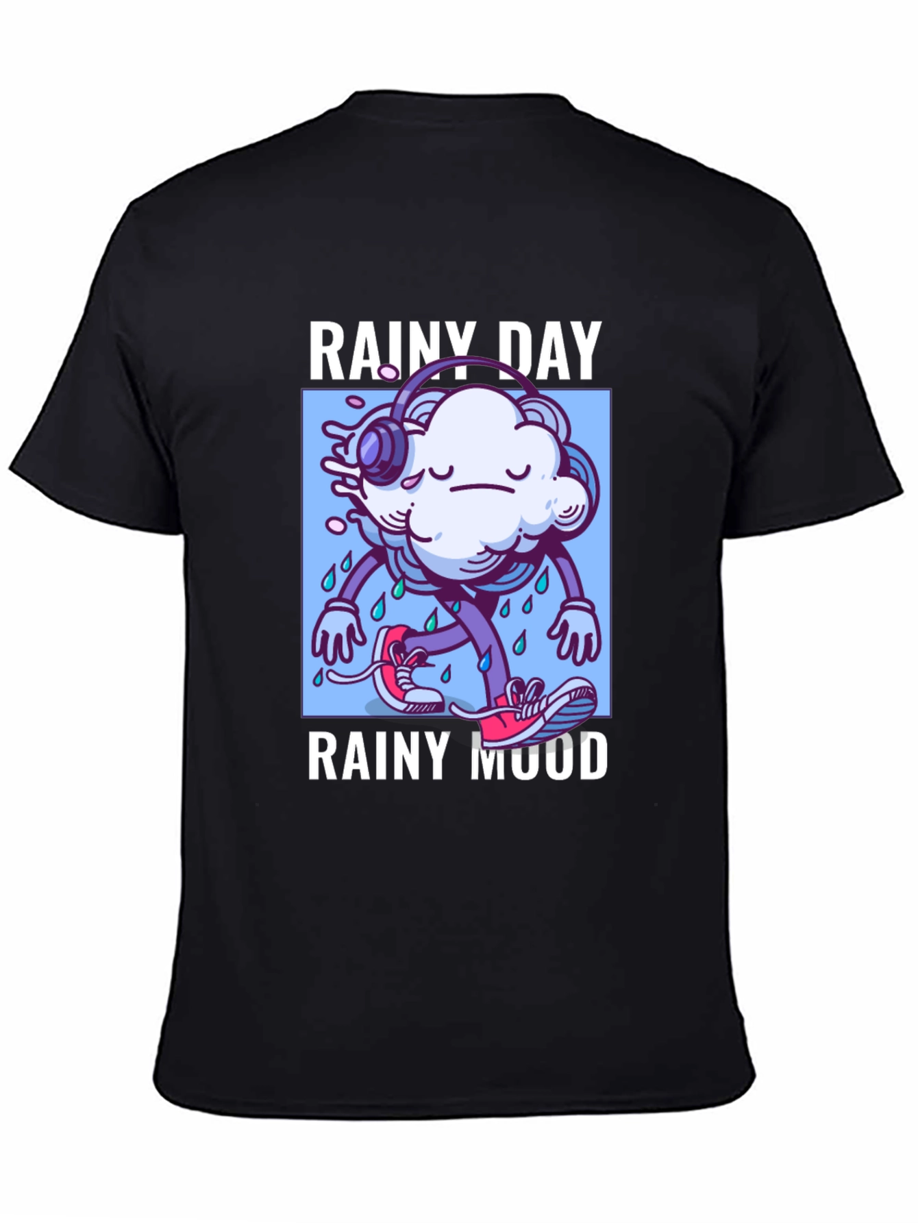 Rainy Day Mood Graphic T-Shirt