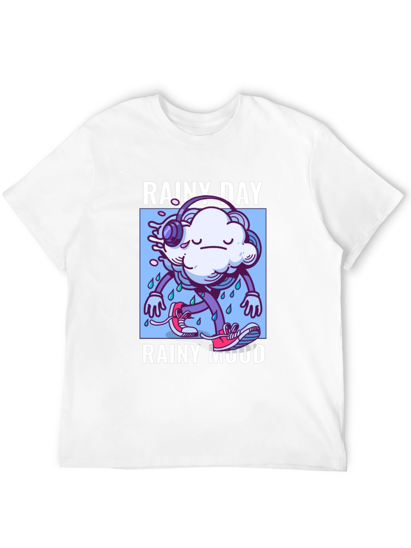Rainy Day Mood Graphic T-Shirt