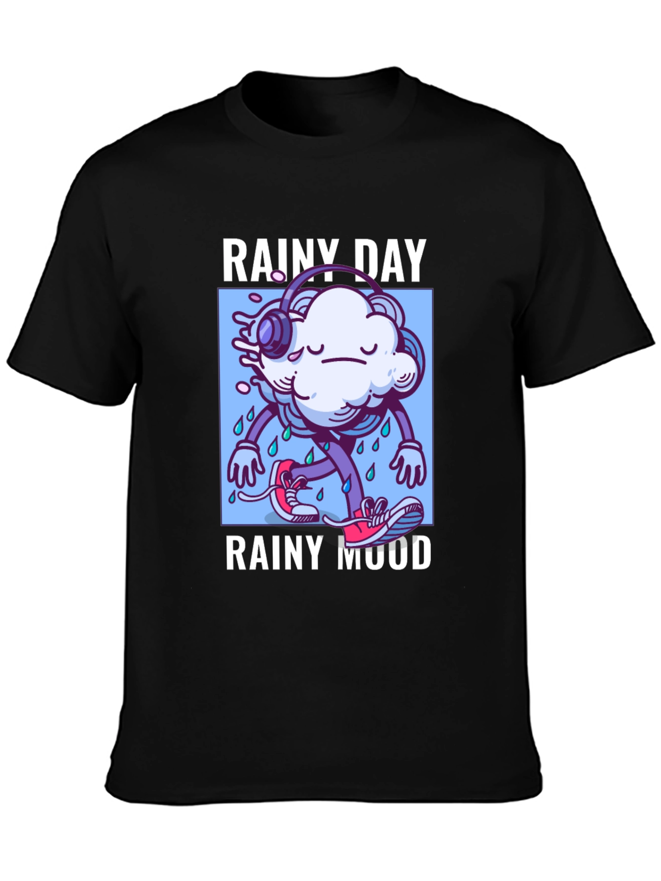 Rainy Day Mood Graphic T-Shirt
