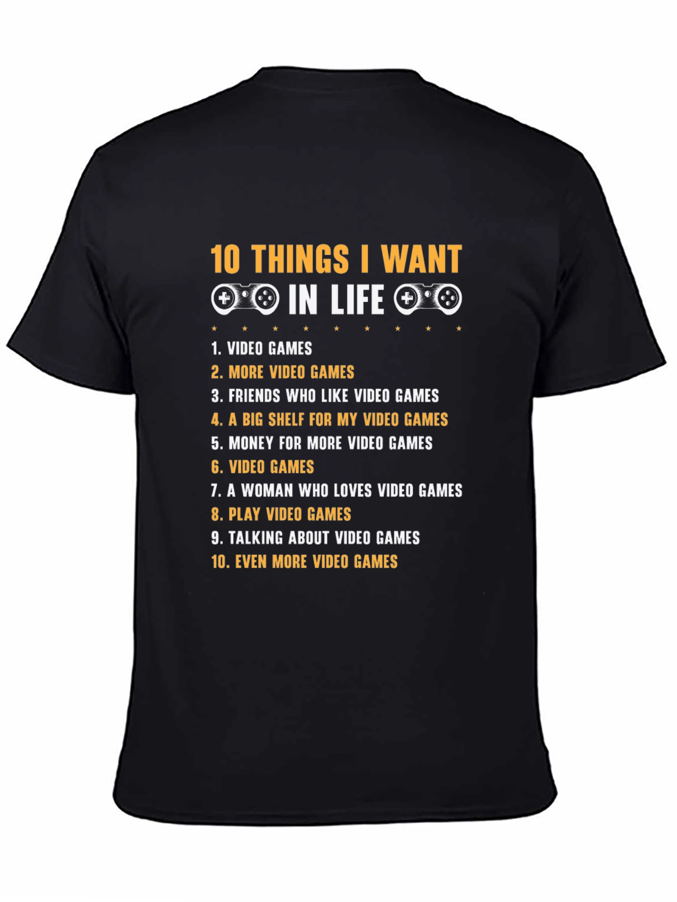 Gamers Wishlist Graphic T-Shirt