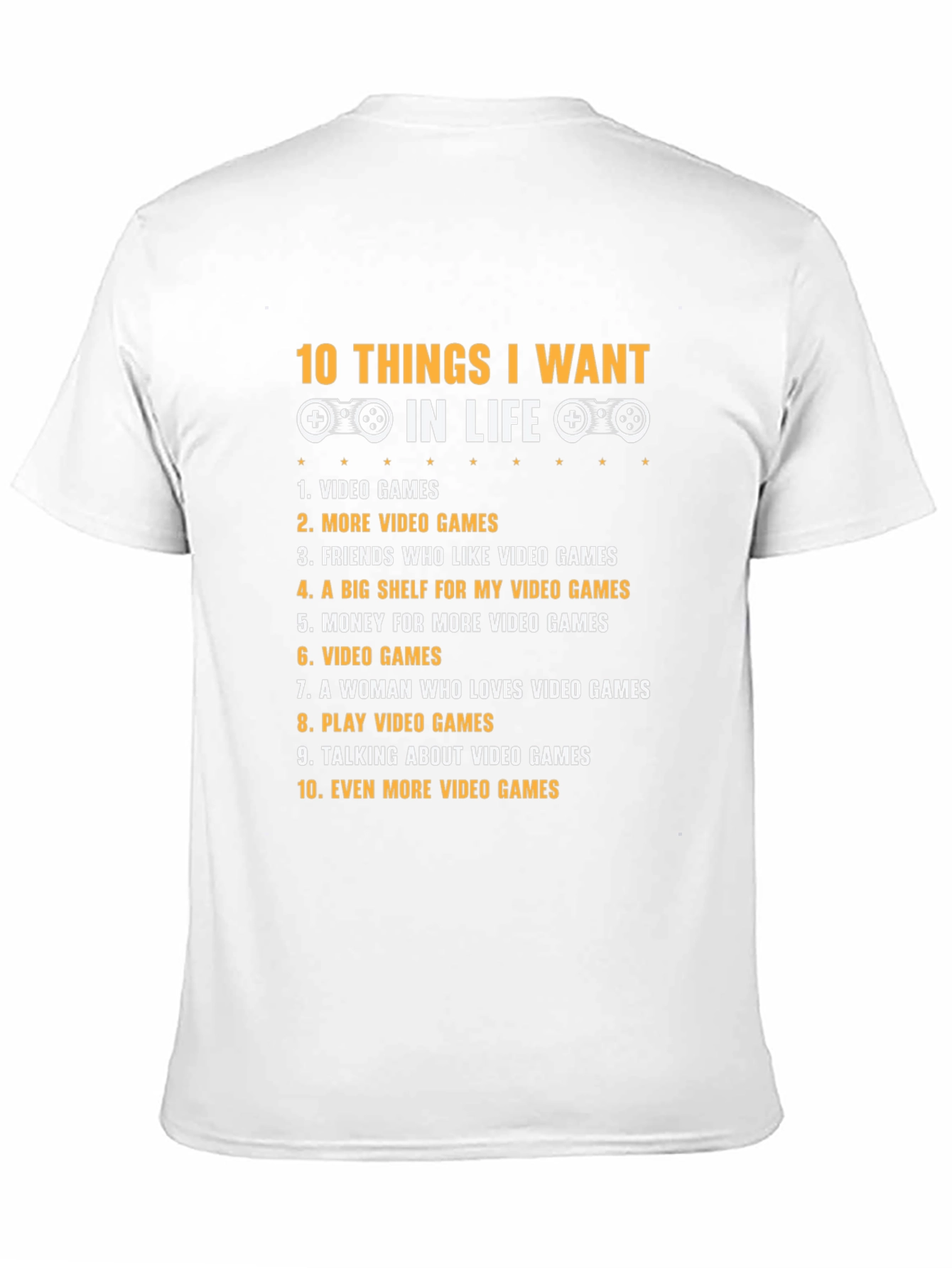 Gamers Wishlist Graphic T-Shirt