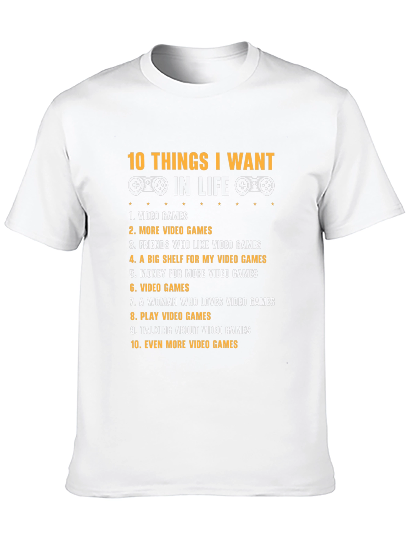 Gamers Wishlist Graphic T-Shirt
