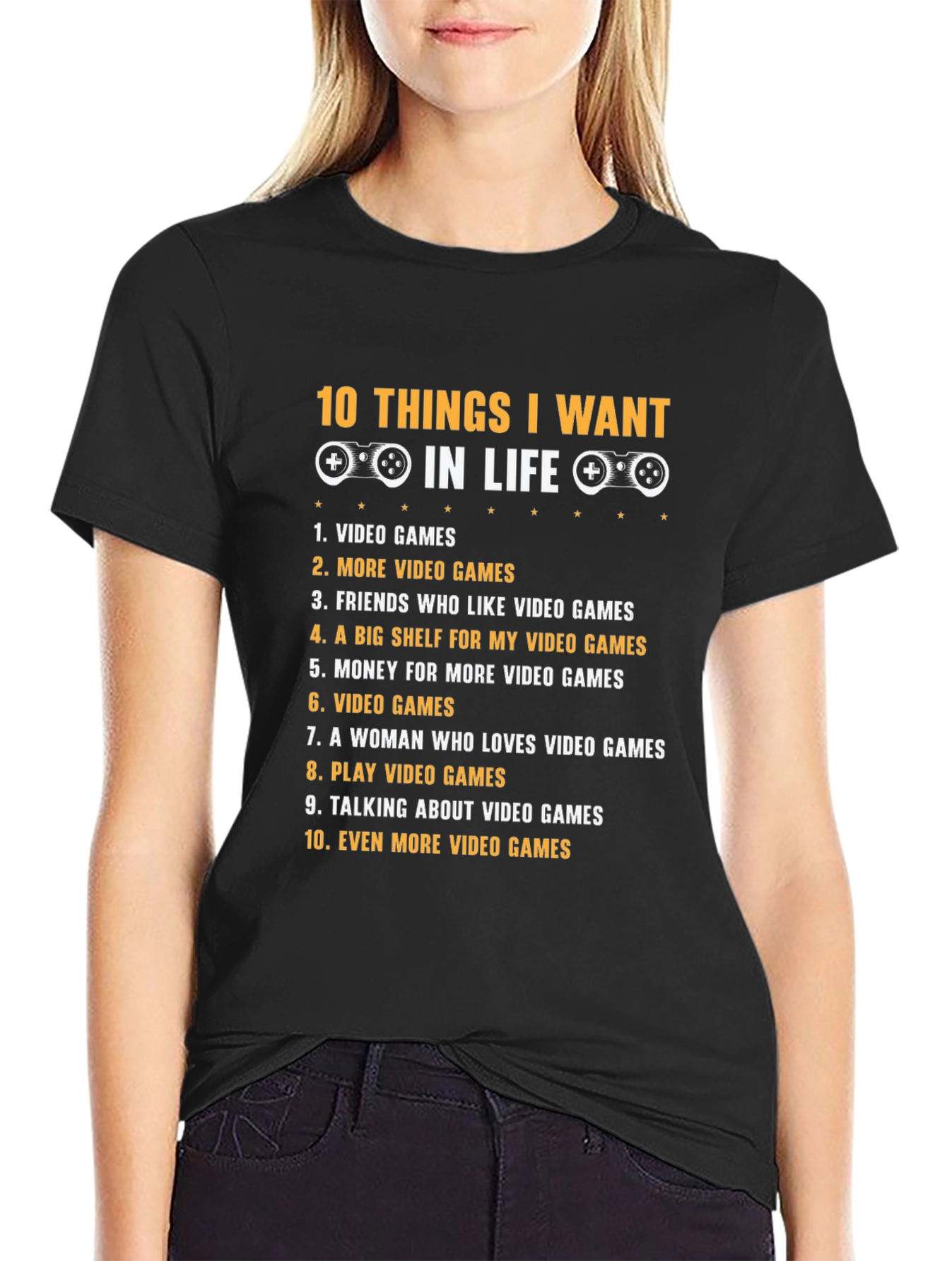 Gamers Wishlist Graphic T-Shirt