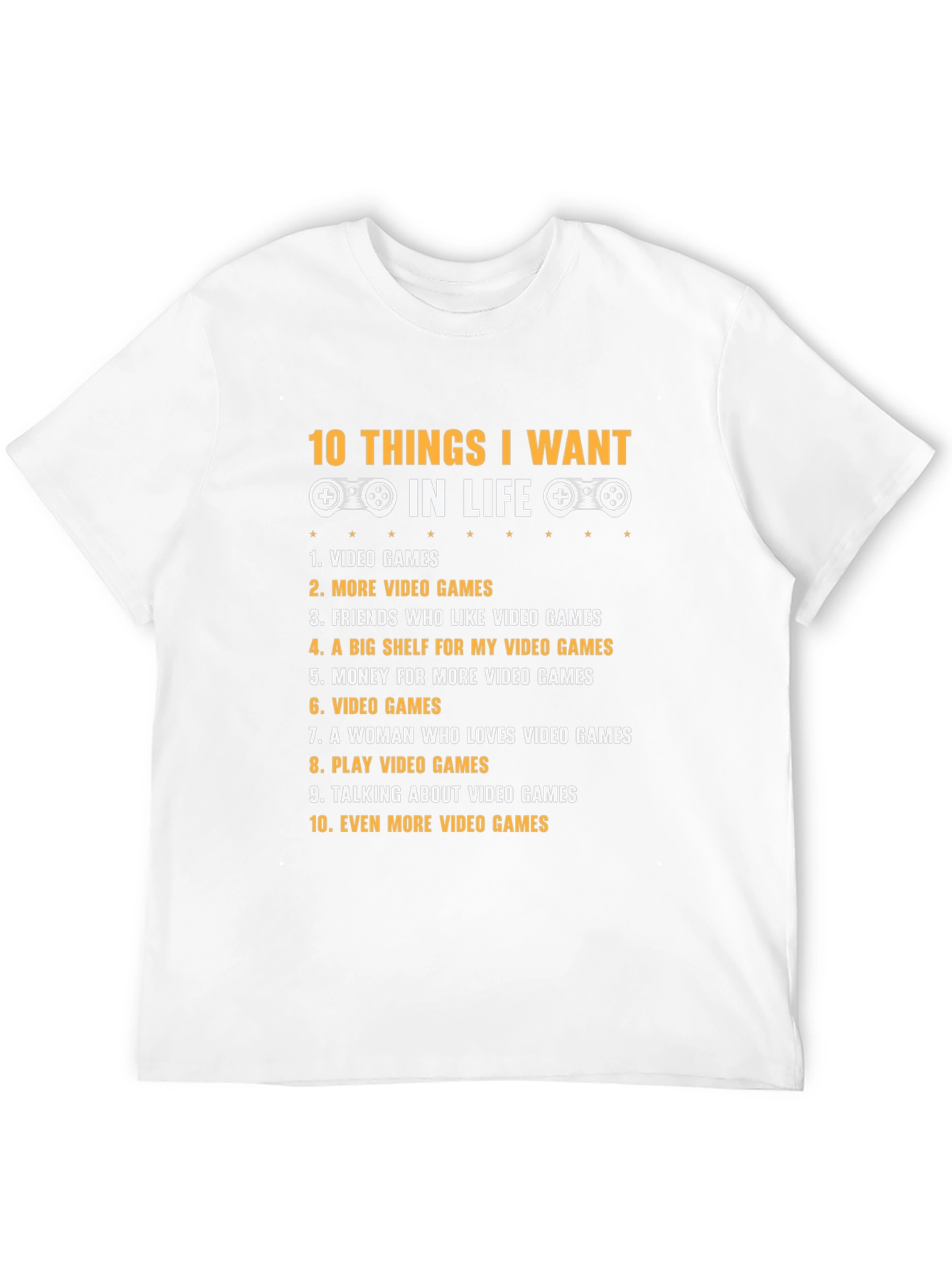 Gamers Wishlist Graphic T-Shirt