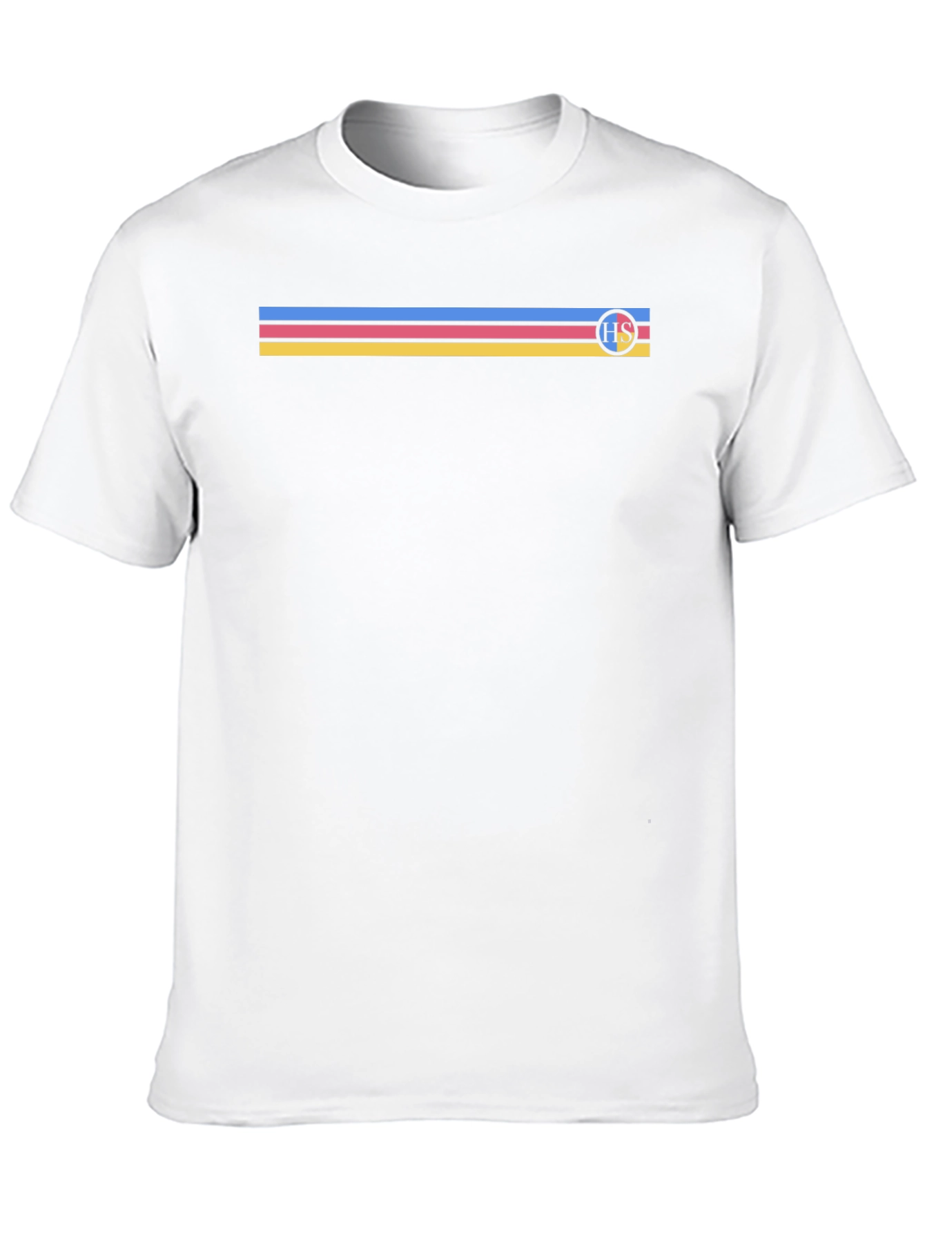Retro Striped Graphic Tee