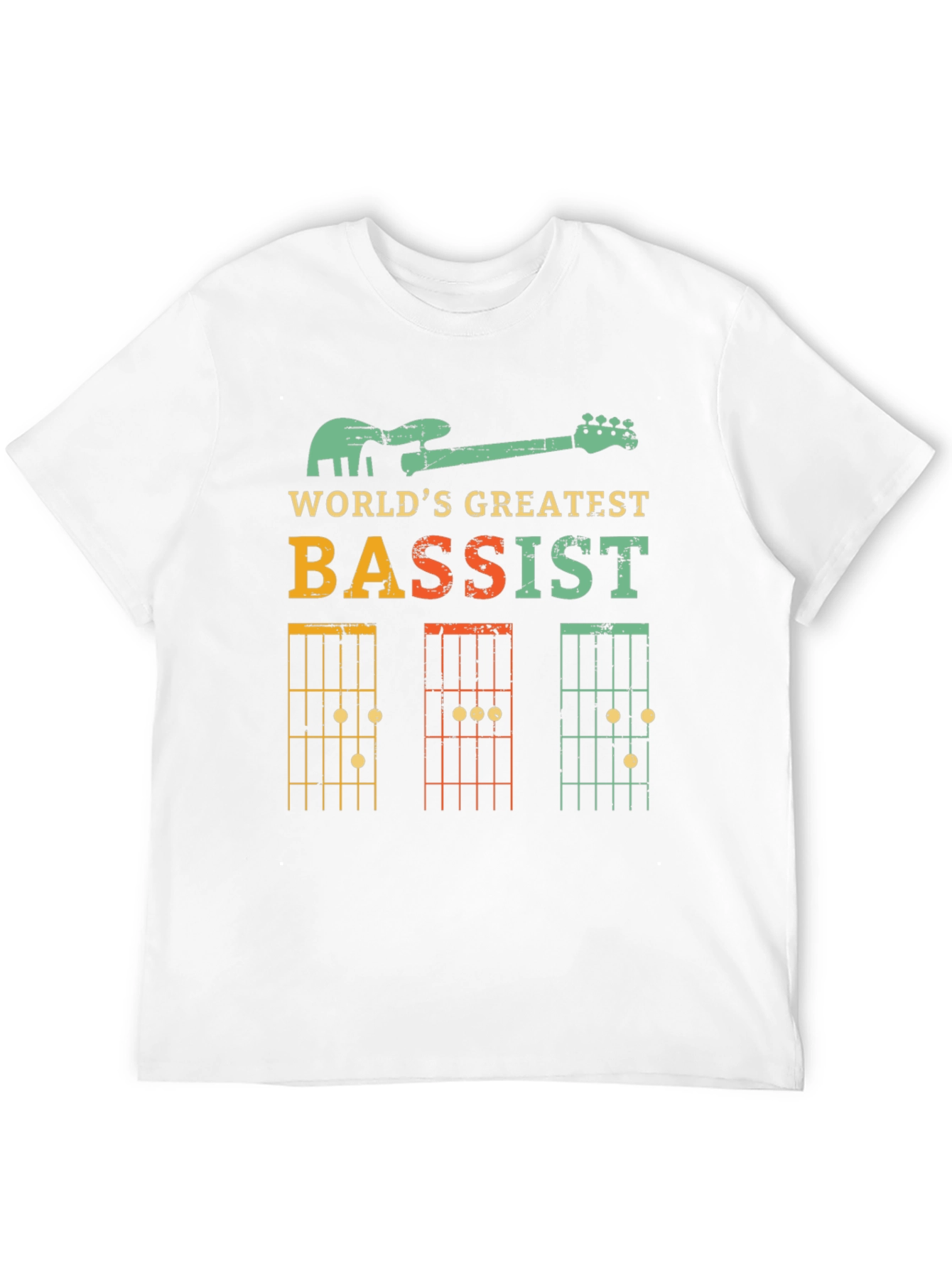 Worlds Greatest Bassist T-Shirt - Musician Graphic Tee
