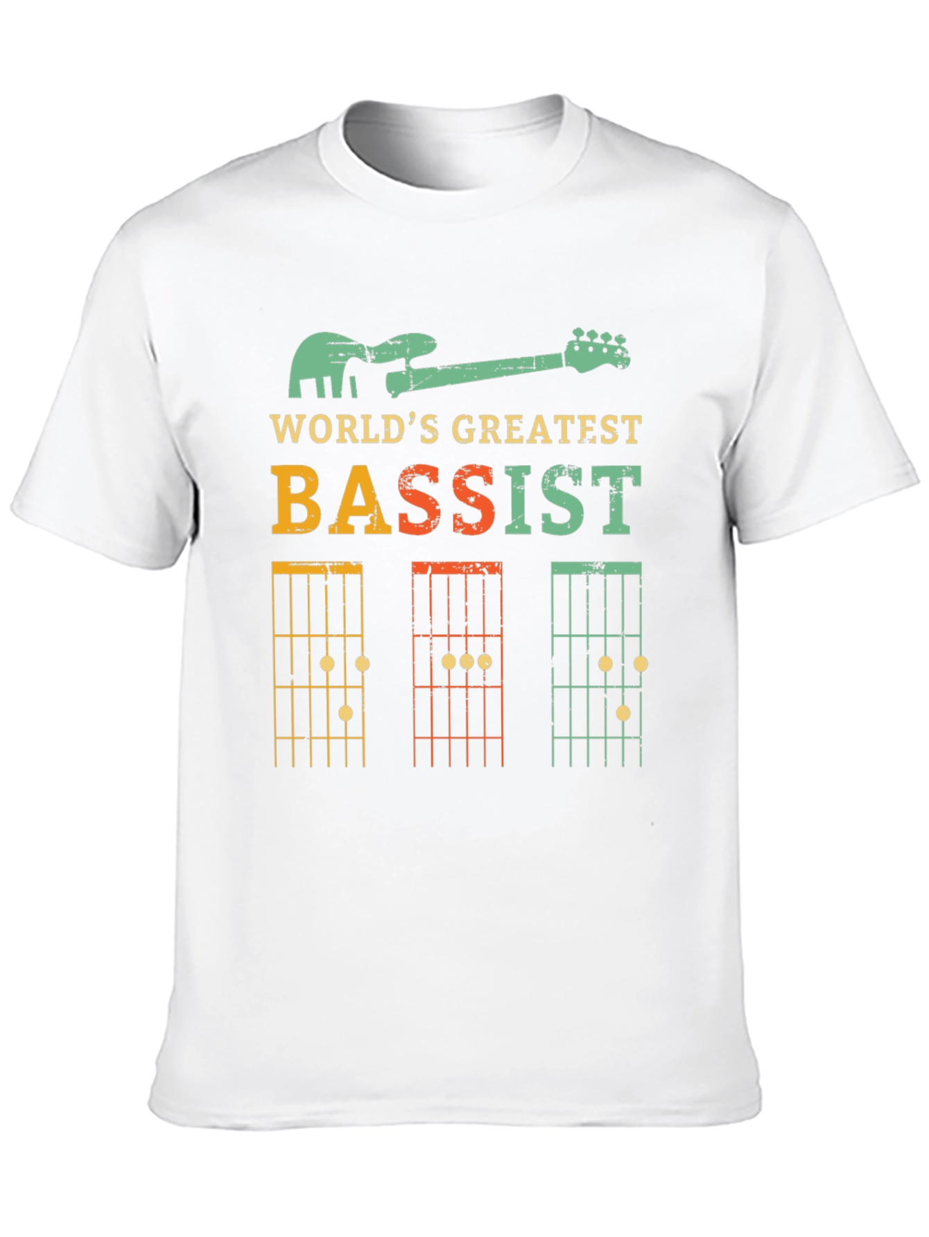 Worlds Greatest Bassist T-Shirt - Musician Graphic Tee
