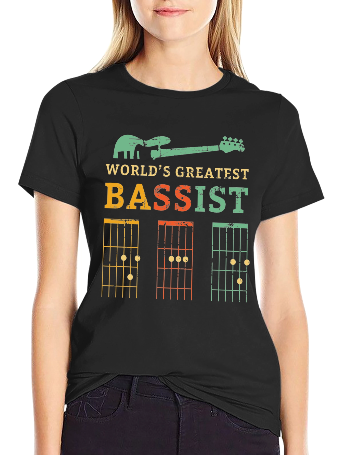 Worlds Greatest Bassist T-Shirt - Musician Graphic Tee