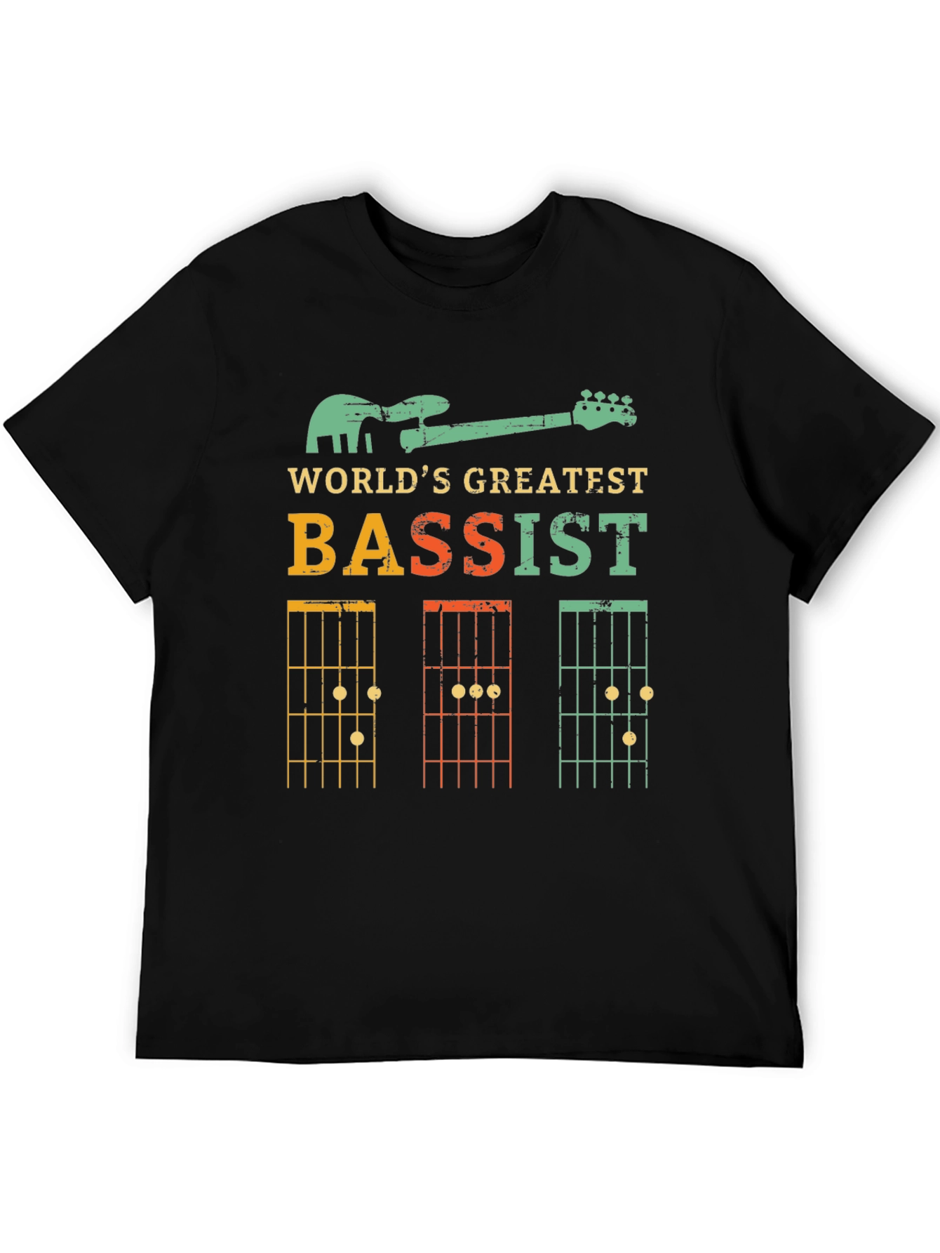 Worlds Greatest Bassist T-Shirt - Musician Graphic Tee