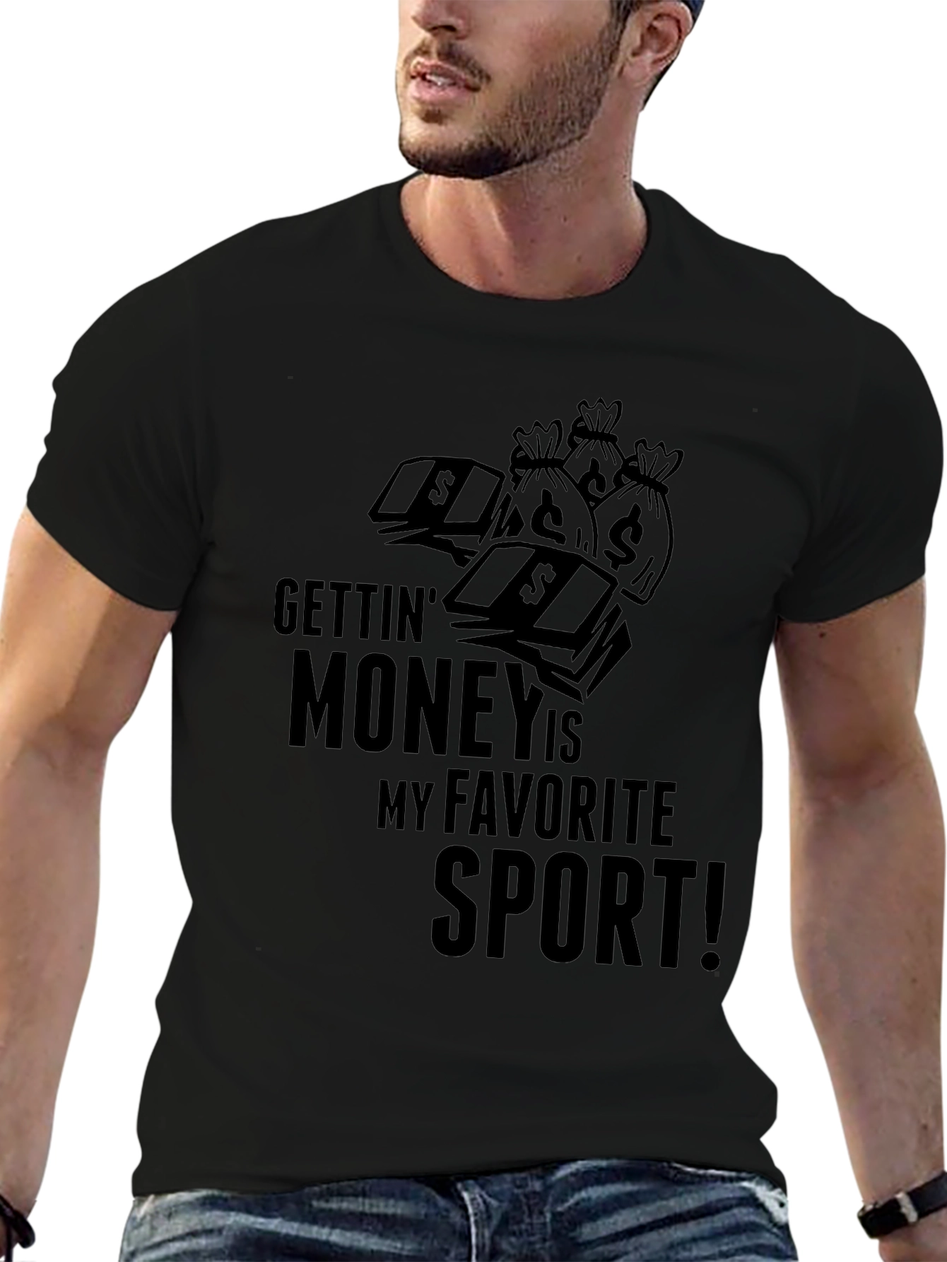 Gettin Money T-Shirt - Favorite Sport Tee