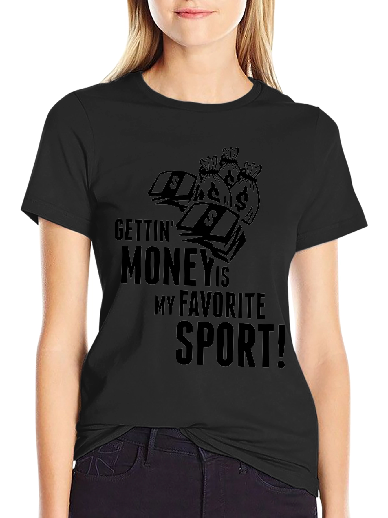 Gettin Money T-Shirt - Favorite Sport Tee
