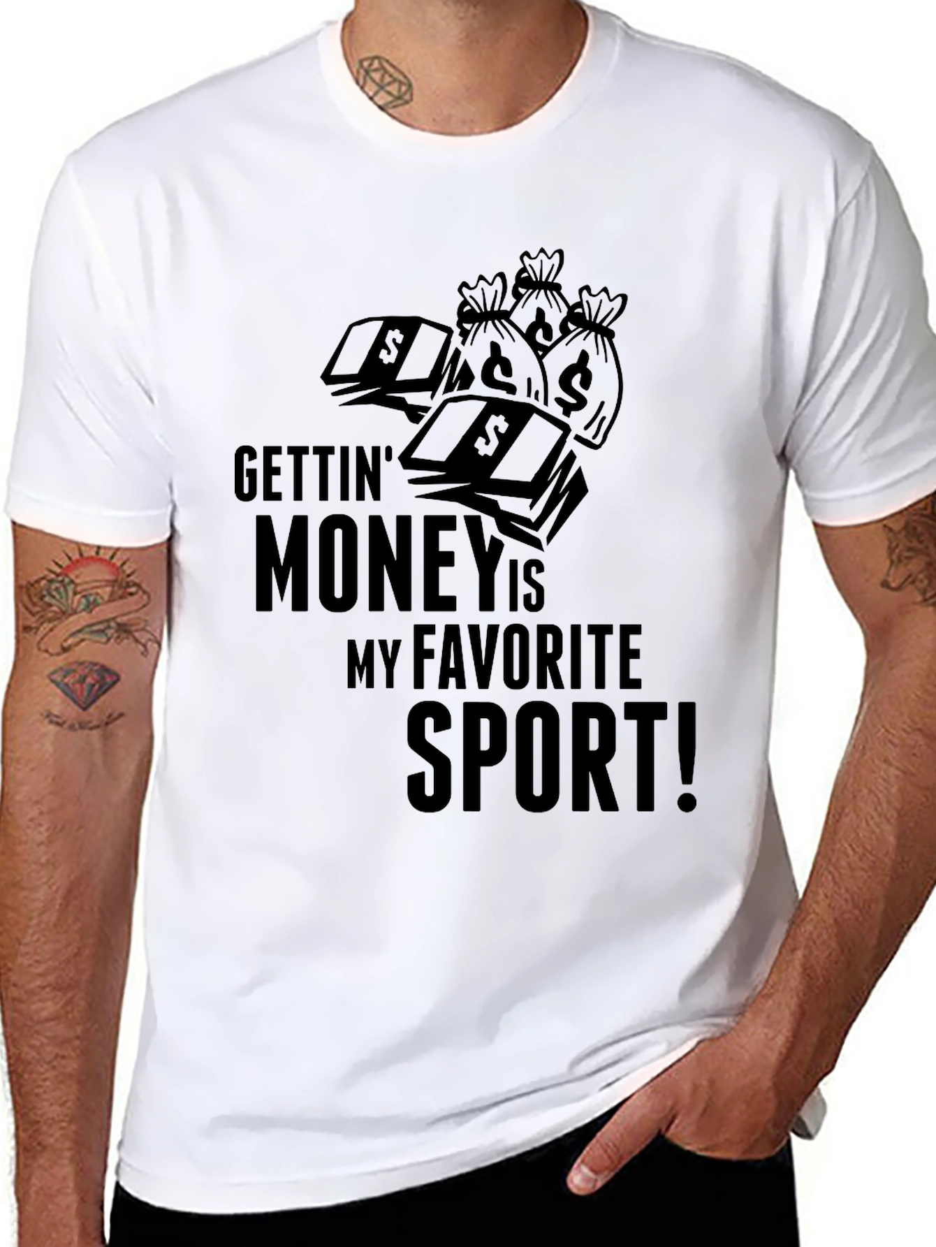 Gettin Money T-Shirt - Favorite Sport Tee