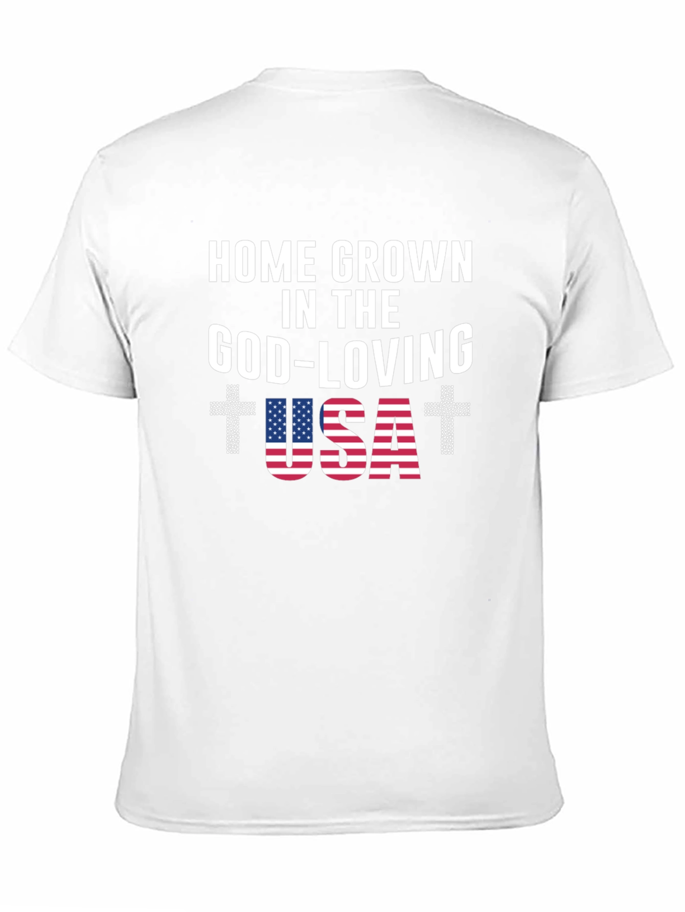Home Grown God-Loving USA Graphic Tee