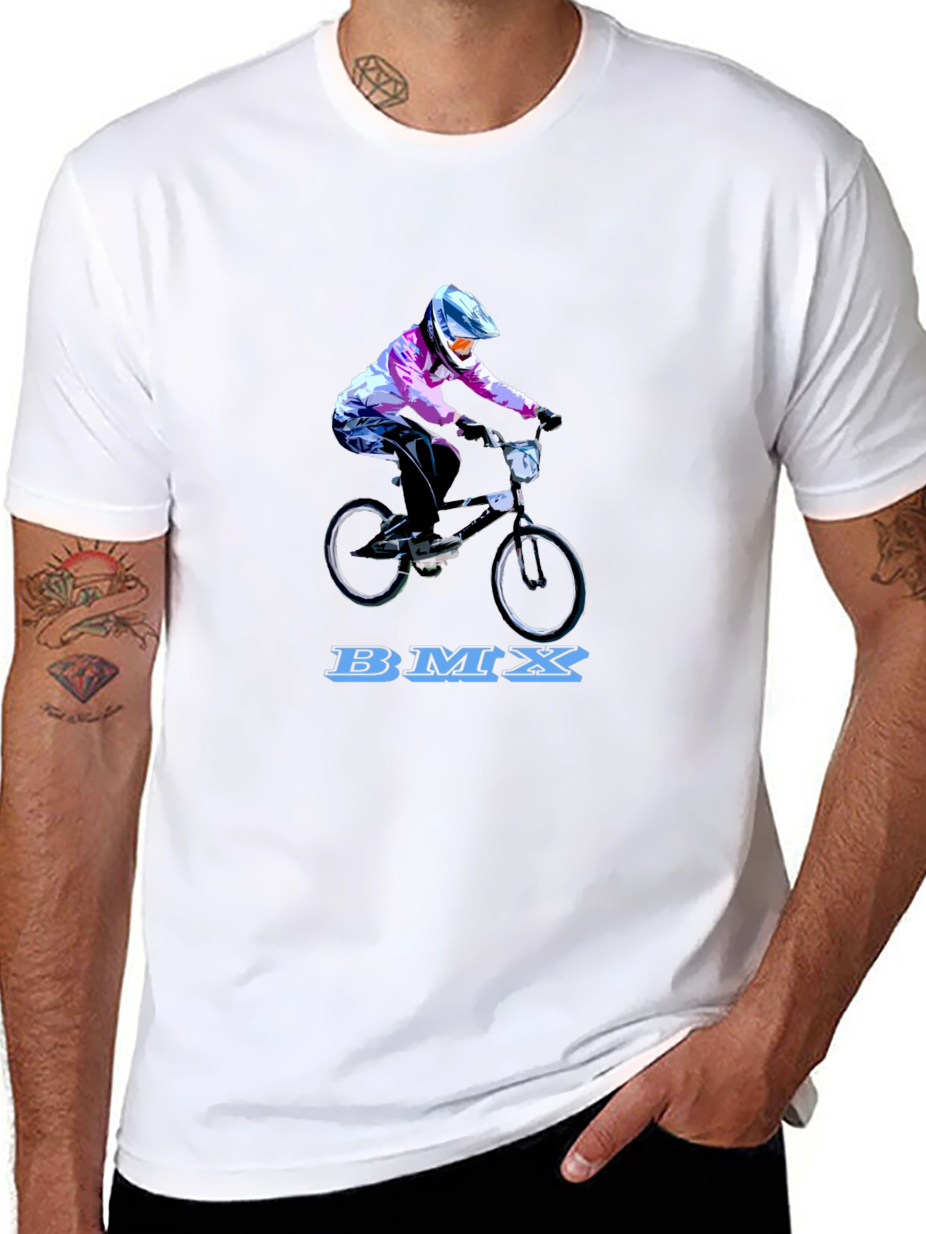 BMX Rider Graphic Tee - Cool Bike Design