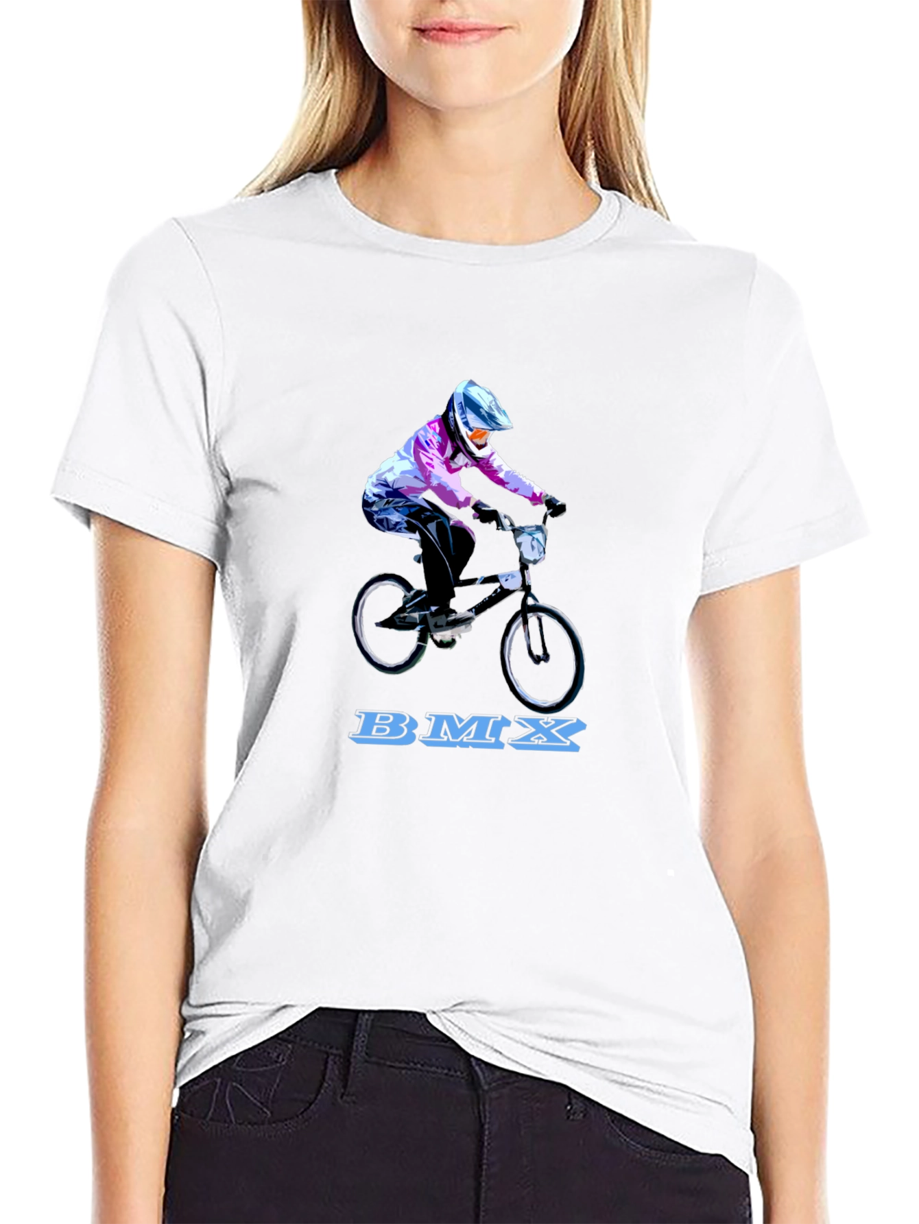 BMX Rider Graphic Tee - Cool Bike Design