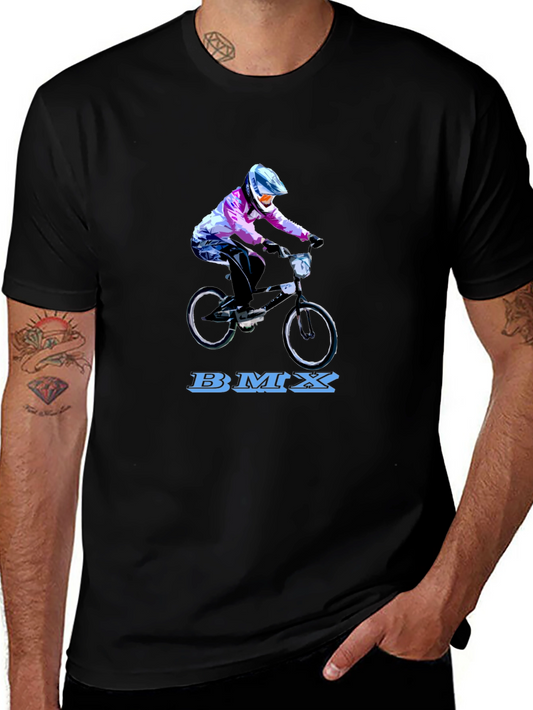 BMX Rider Graphic Tee - Cool Bike Design