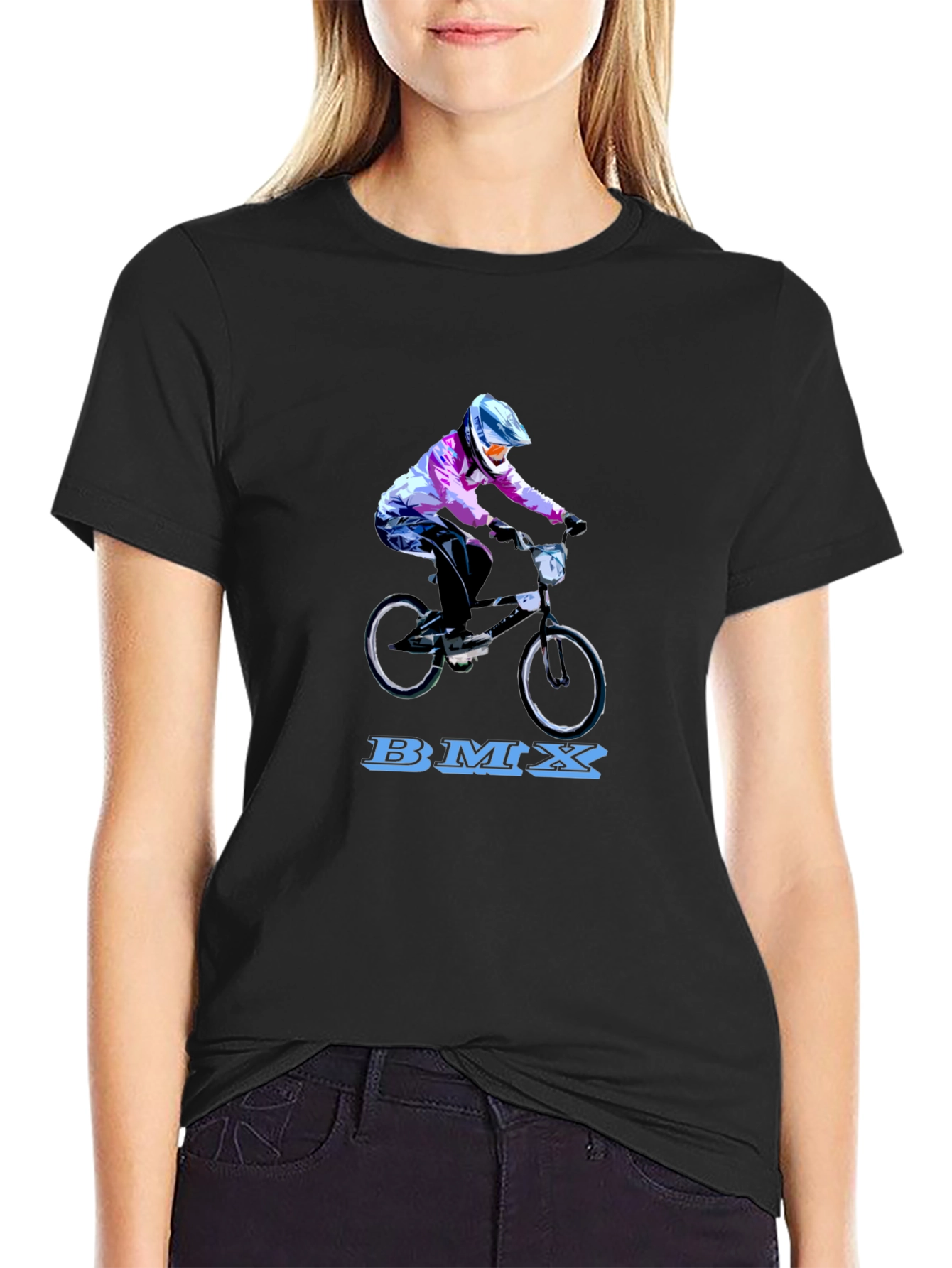 BMX Rider Graphic Tee - Cool Bike Design