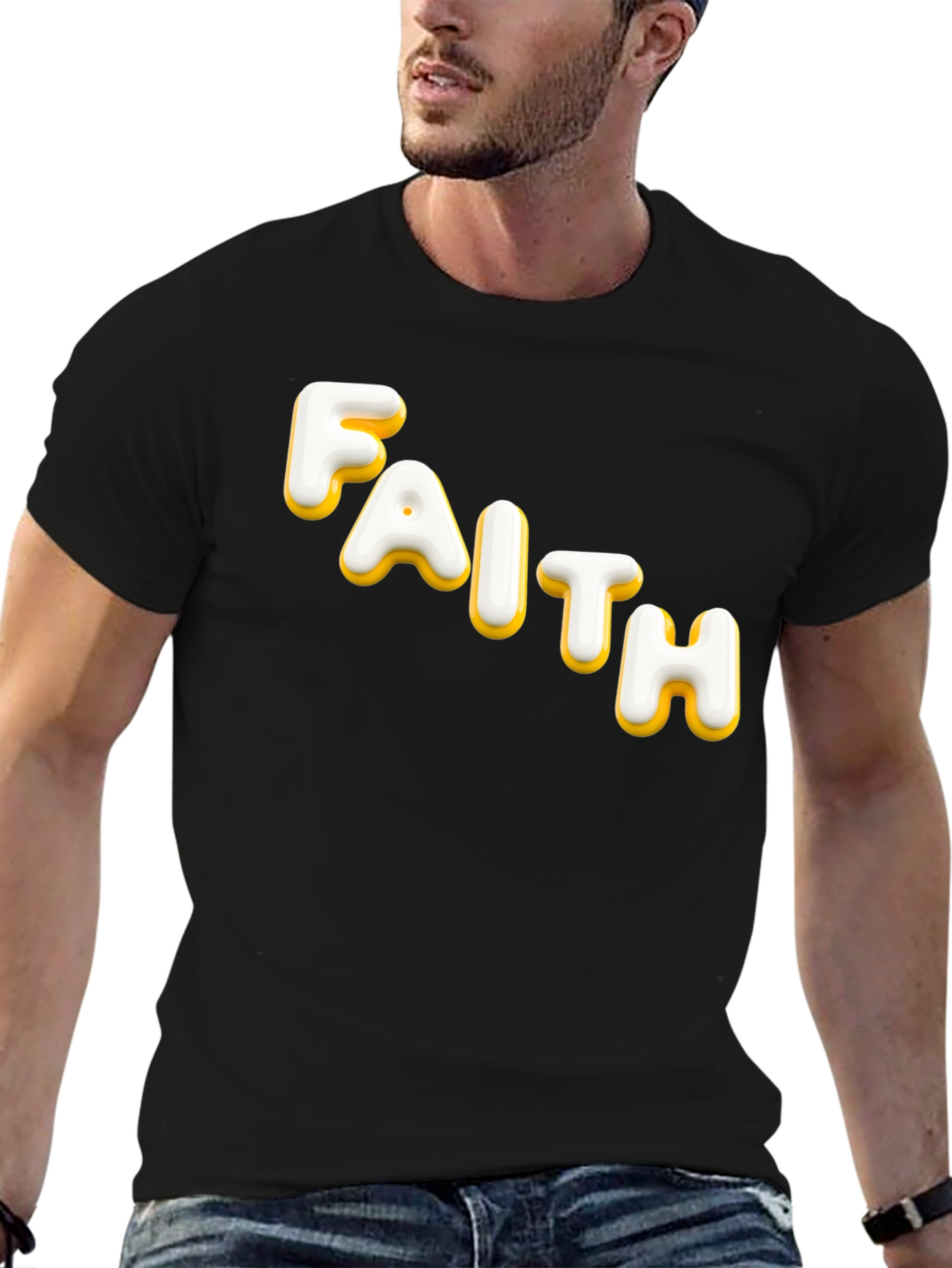 Faith T-Shirt: Stylish Religious Apparel for Men