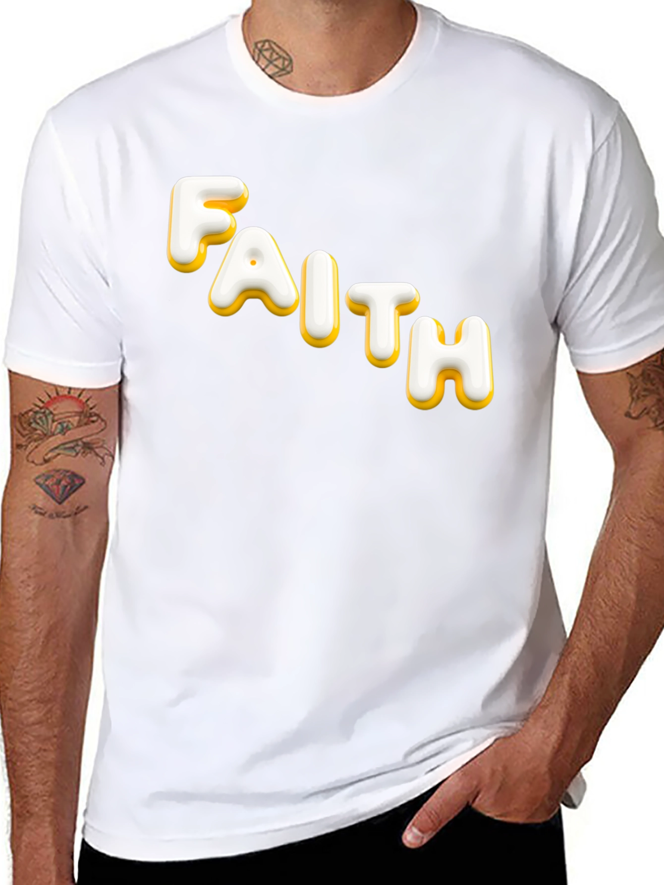 Faith T-Shirt: Stylish Religious Apparel for Men