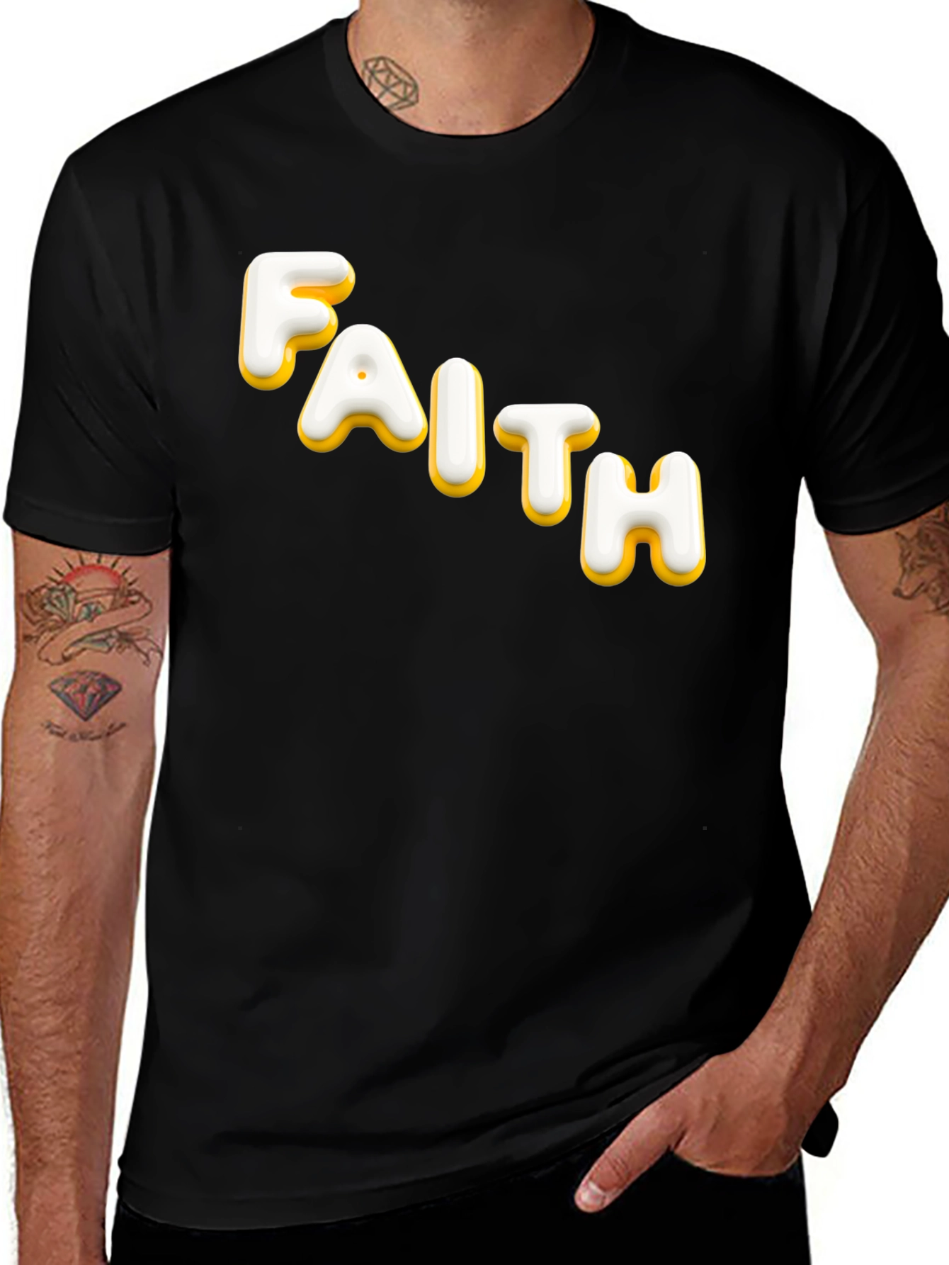 Faith T-Shirt: Stylish Religious Apparel for Men