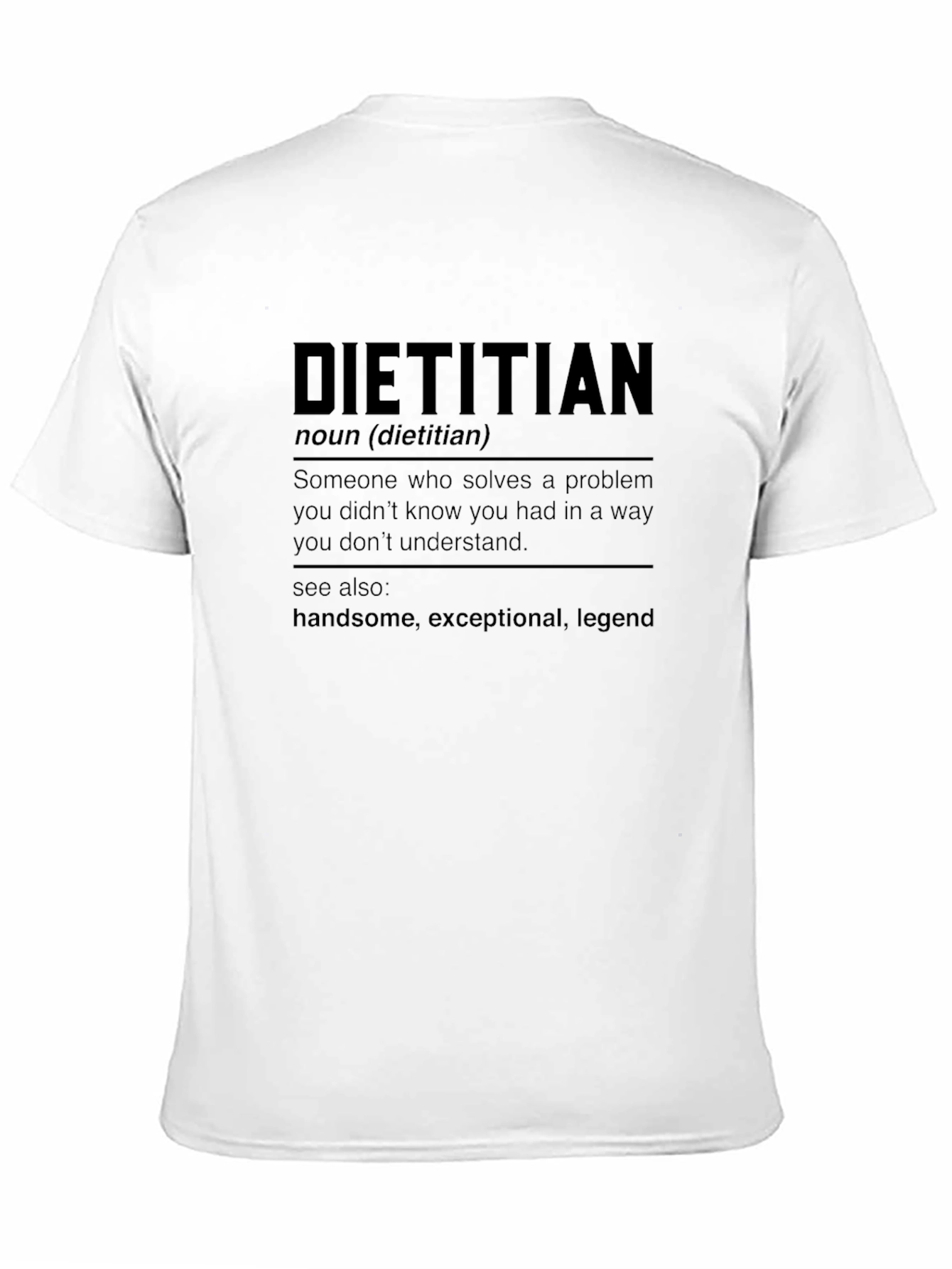 Dietitian Definition Graphic T-Shirt