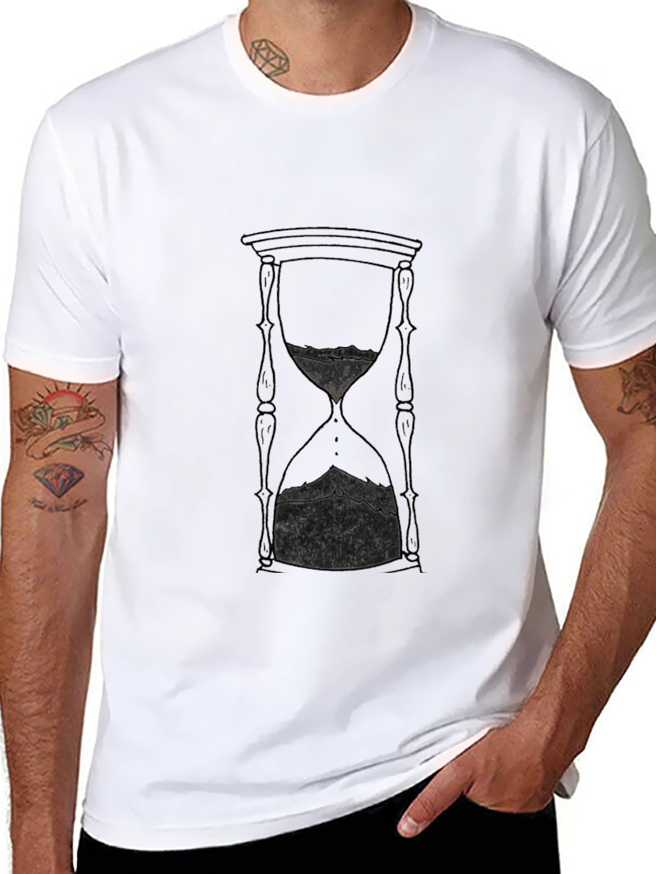 Hourglass Graphic Tee - Timeless Design
