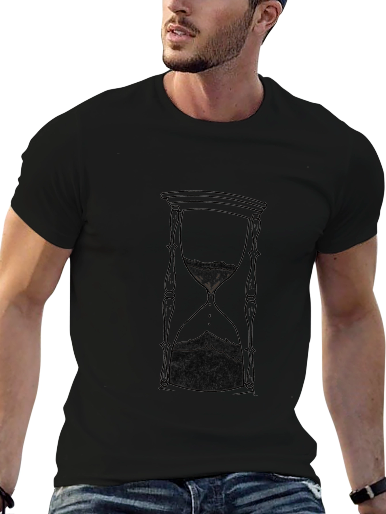 Hourglass Graphic Tee - Timeless Design