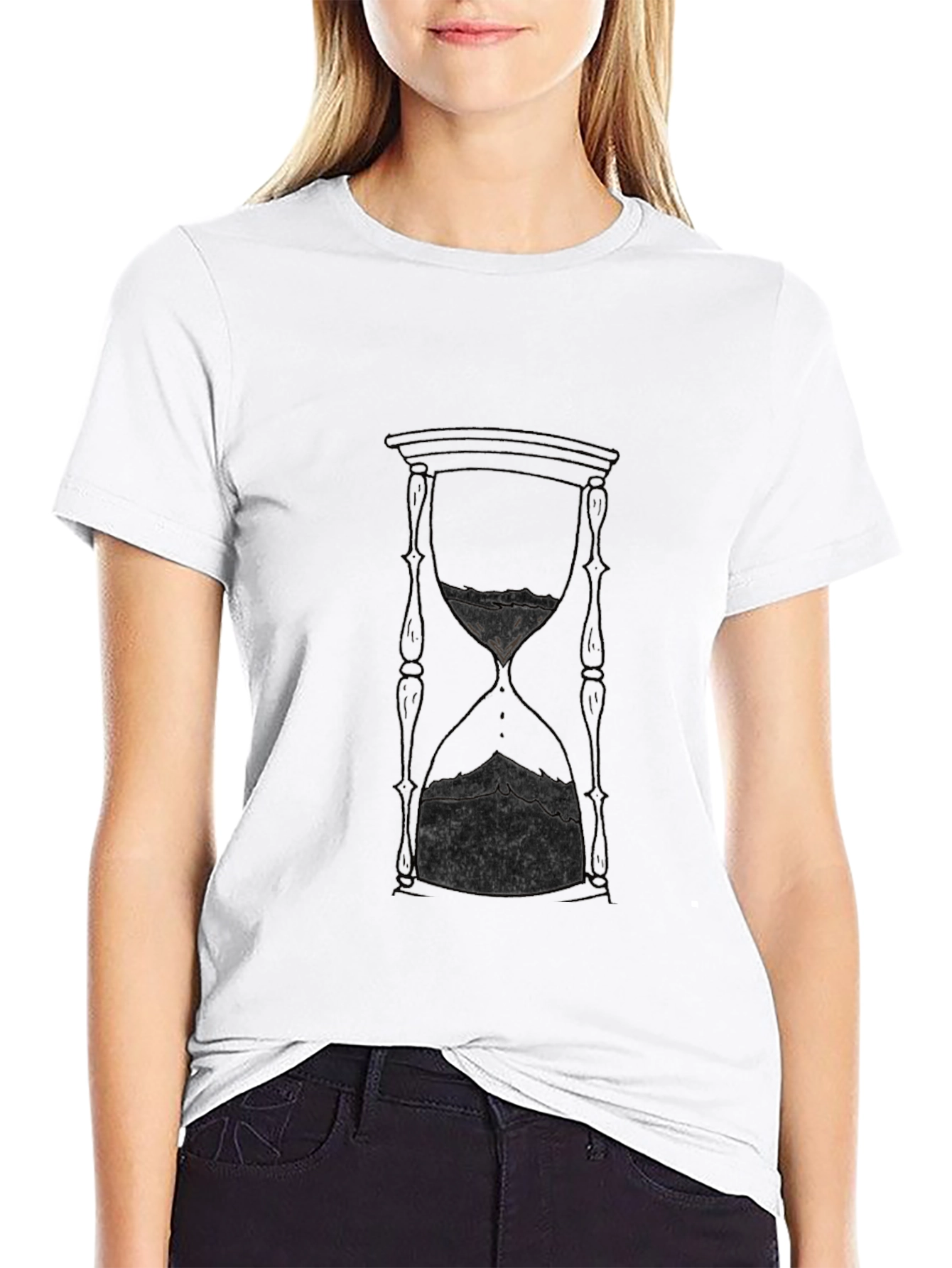 Hourglass Graphic Tee - Timeless Design