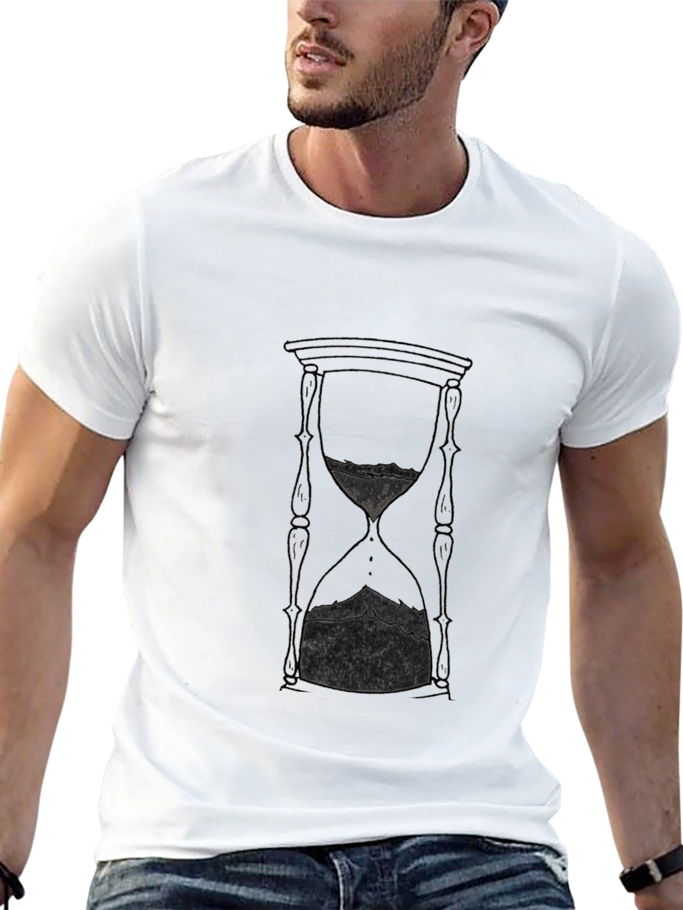 Hourglass Graphic Tee - Timeless Design