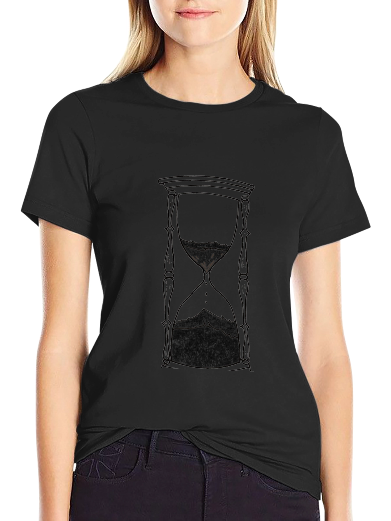 Hourglass Graphic Tee - Timeless Design