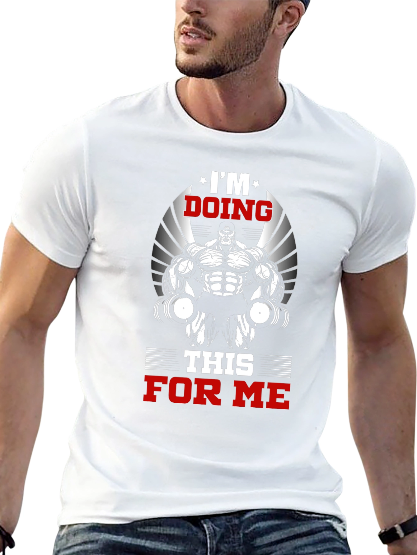 Im Doing This For Me Fitness T-Shirt
