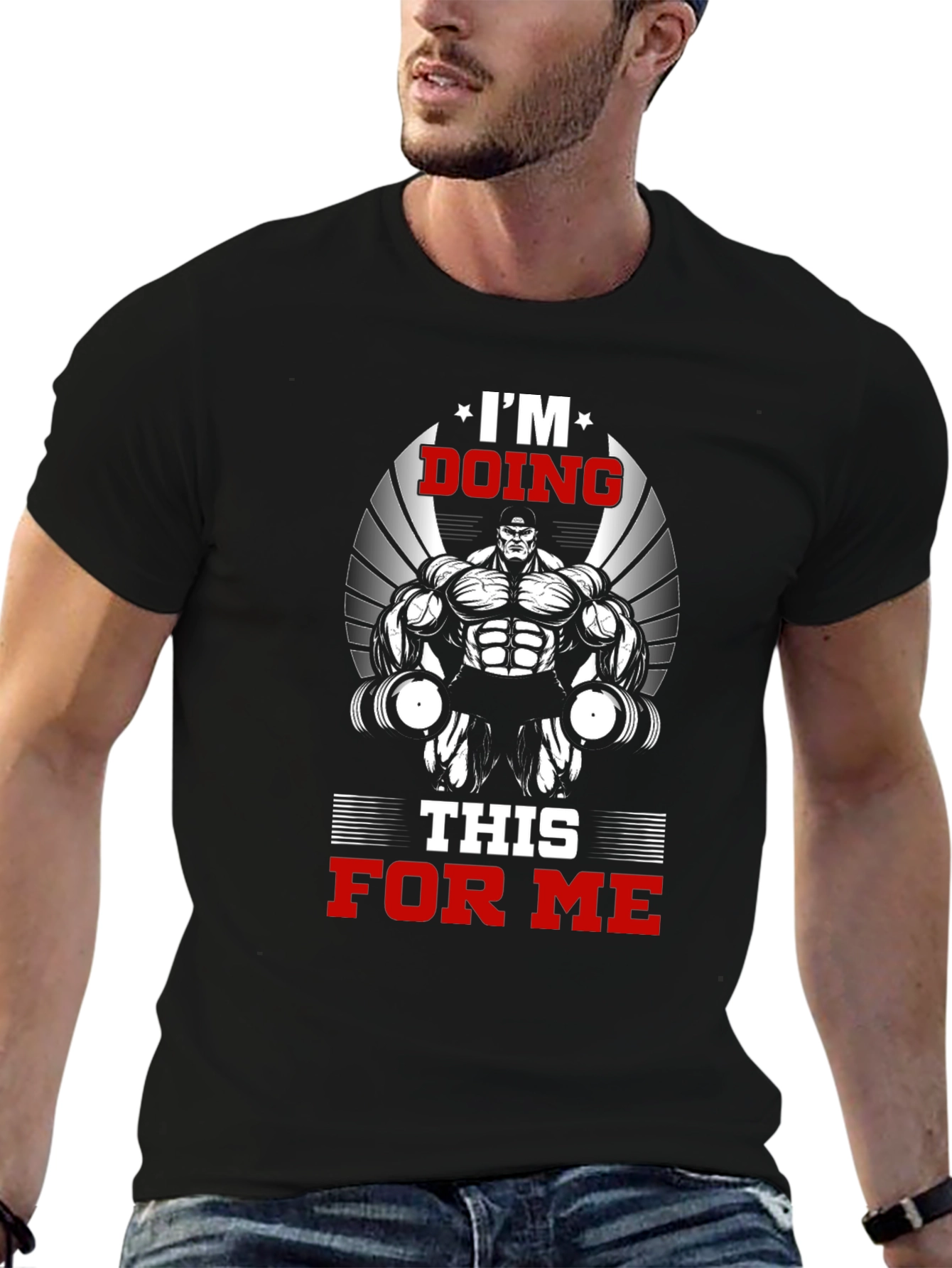 Im Doing This For Me Fitness T-Shirt