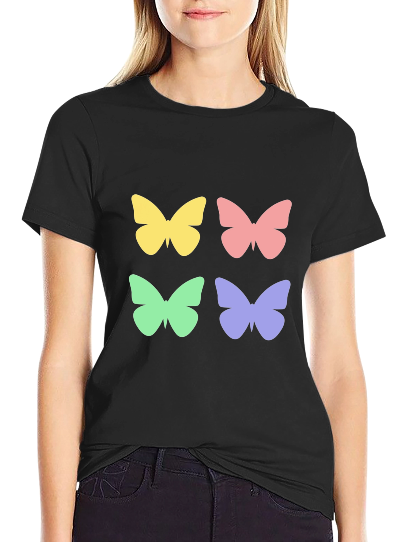 Butterfly Graphic Tee - Stylish Casual Wear
