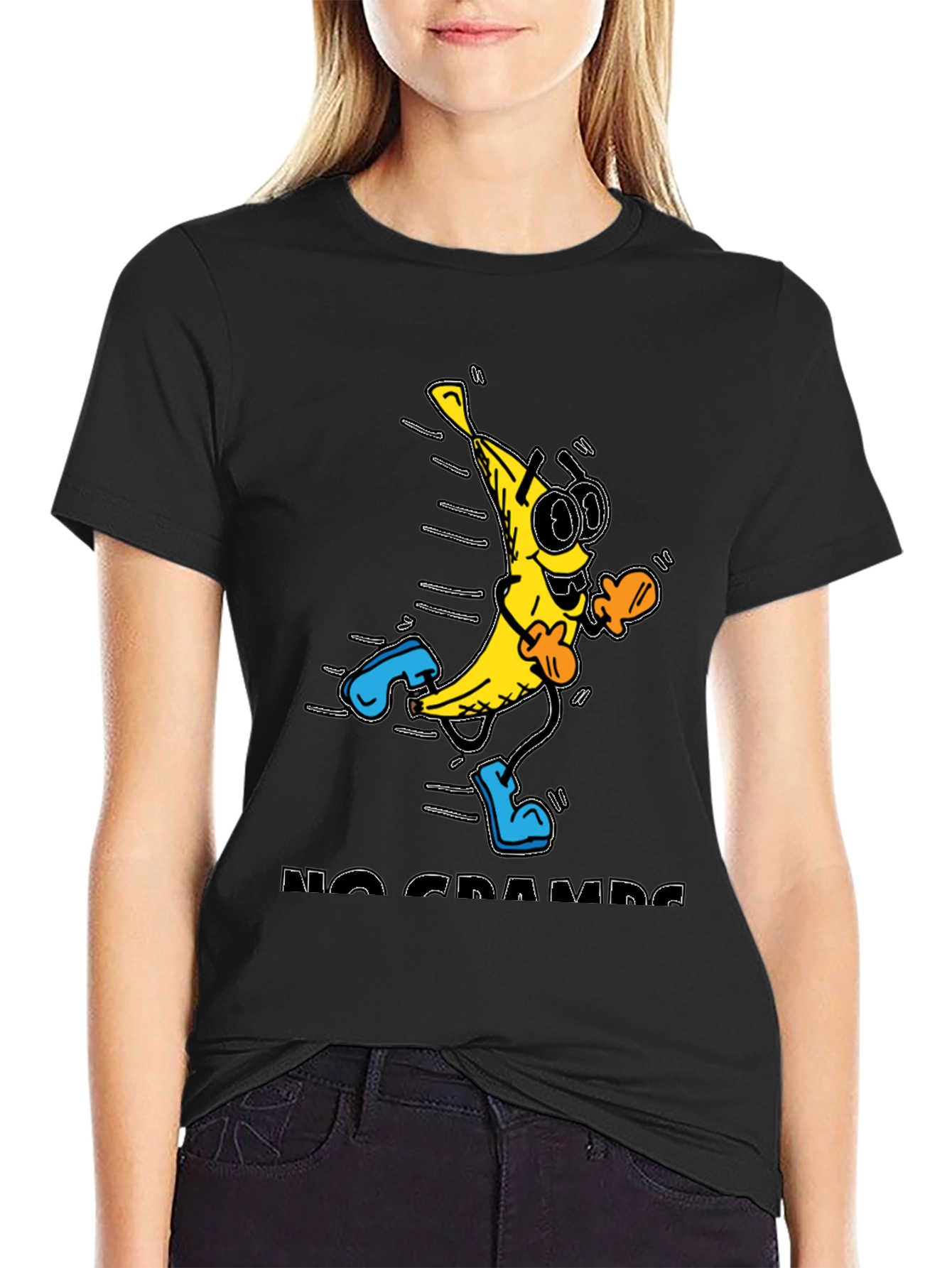 Cool Banana Graphic Tee - Black T-Shirt
