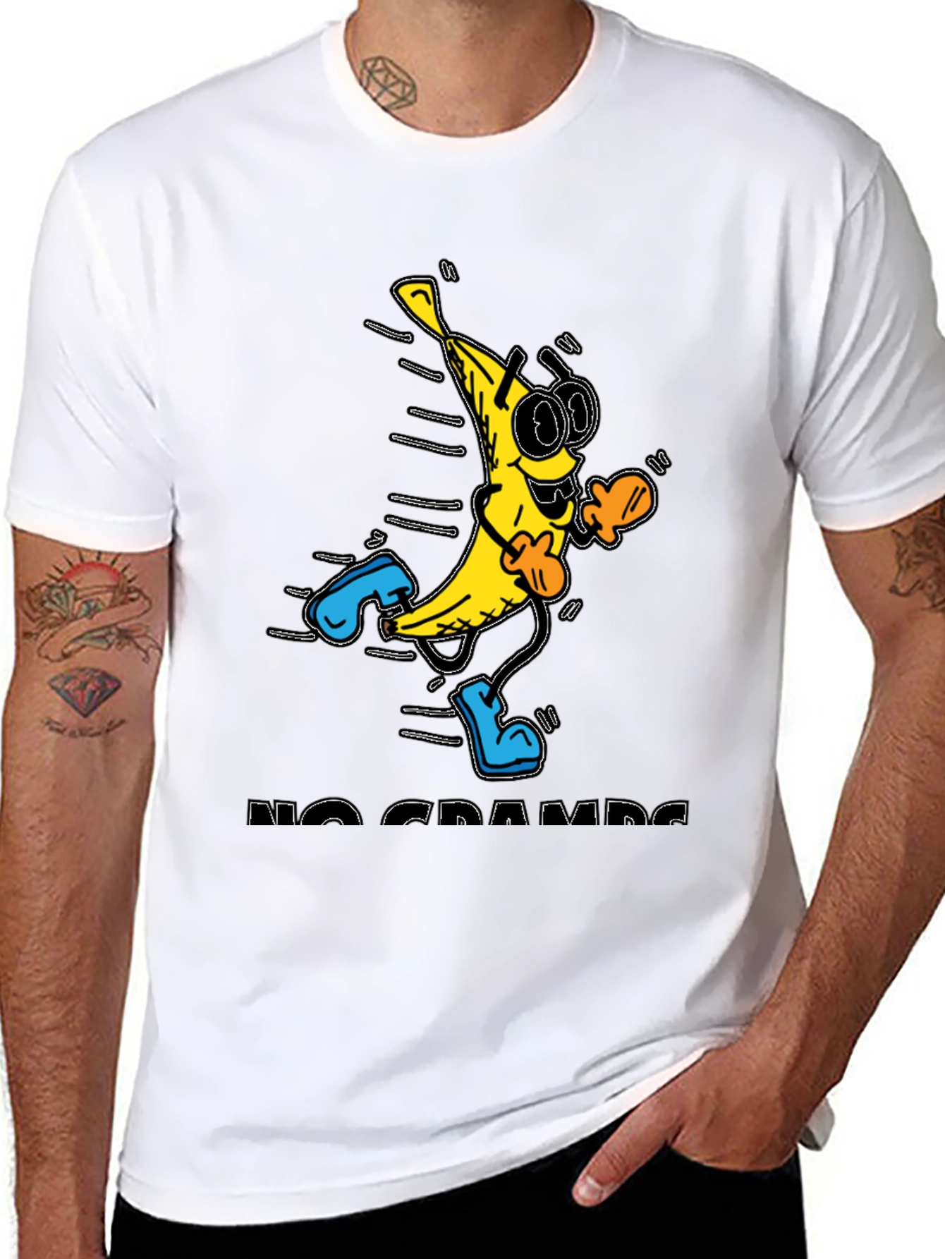 Cool Banana Graphic Tee - Black T-Shirt