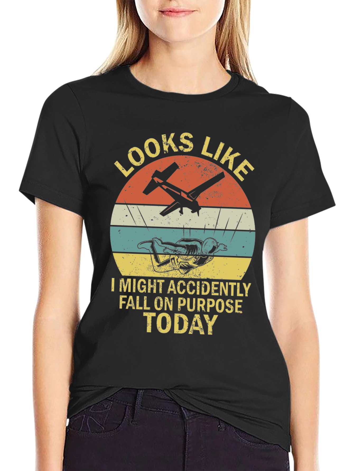 Skydiving T-Shirt - Fall On Purpose
