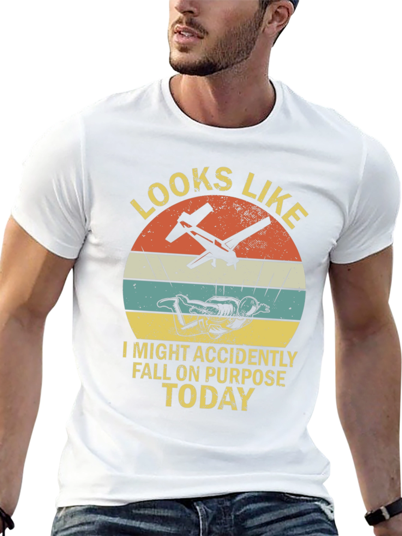 Skydiving T-Shirt - Fall On Purpose