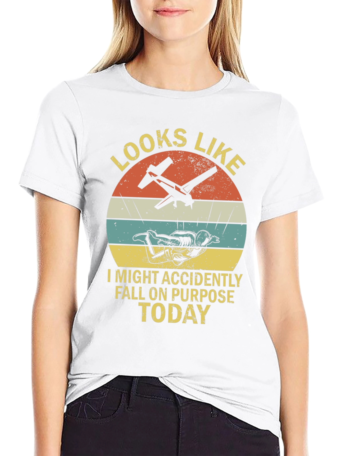 Skydiving T-Shirt - Fall On Purpose