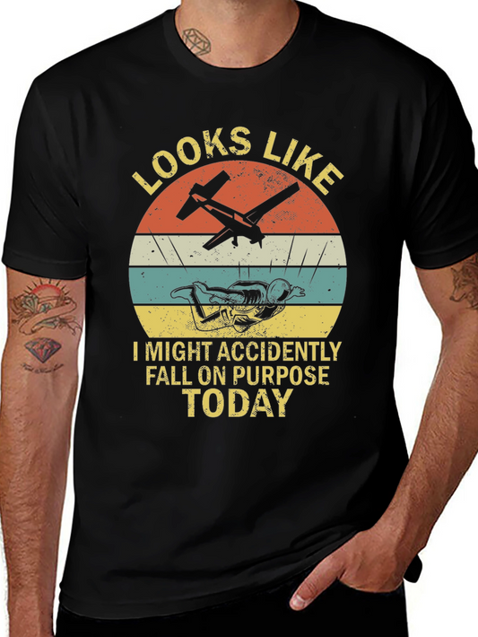 Skydiving T-Shirt - Fall On Purpose