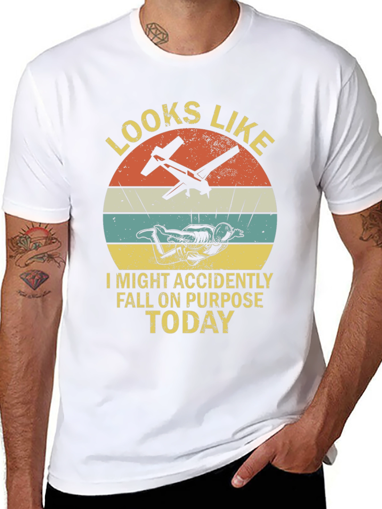 Skydiving T-Shirt - Fall On Purpose