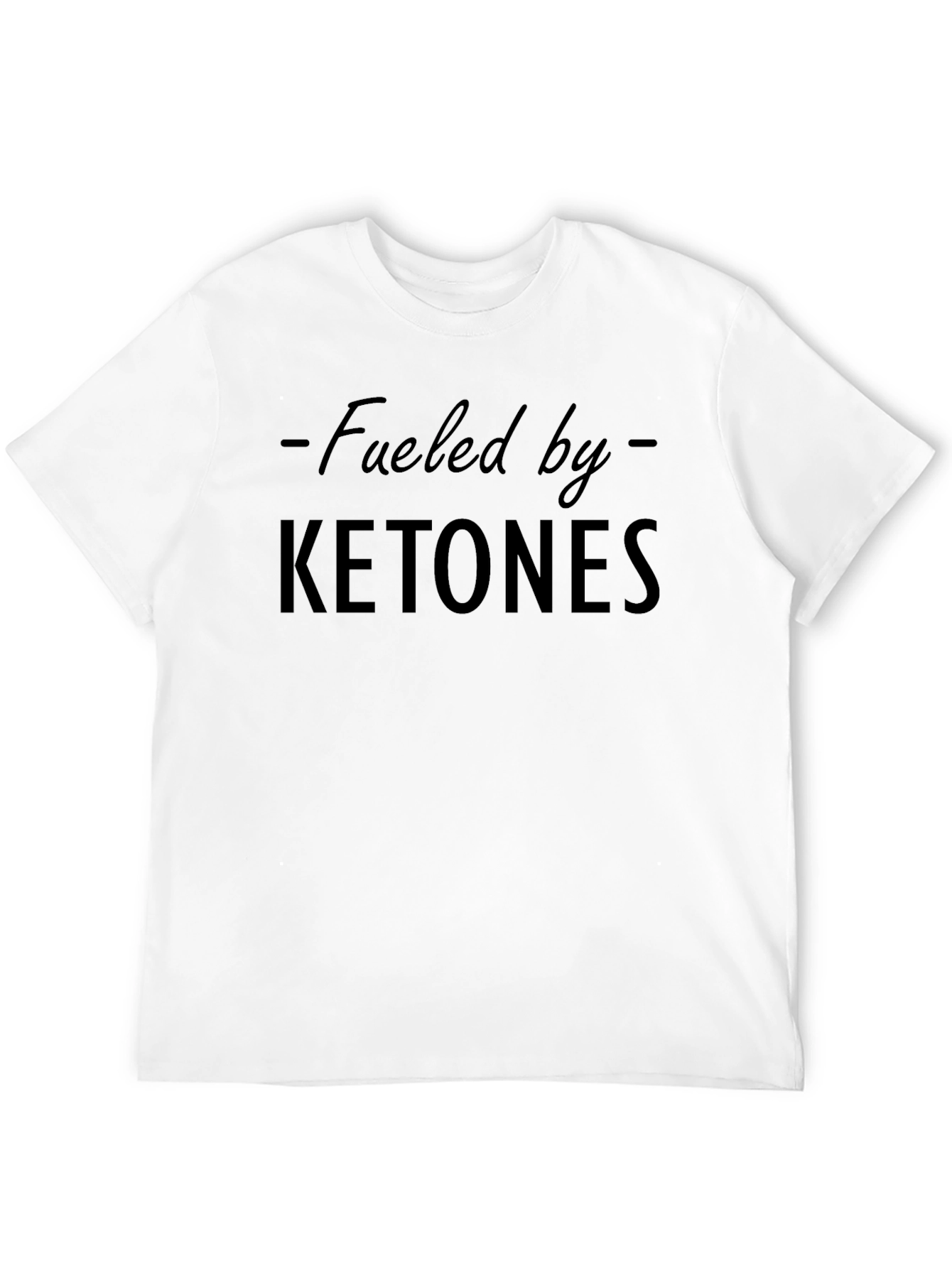 Fueled by Ketones Black Graphic Tee