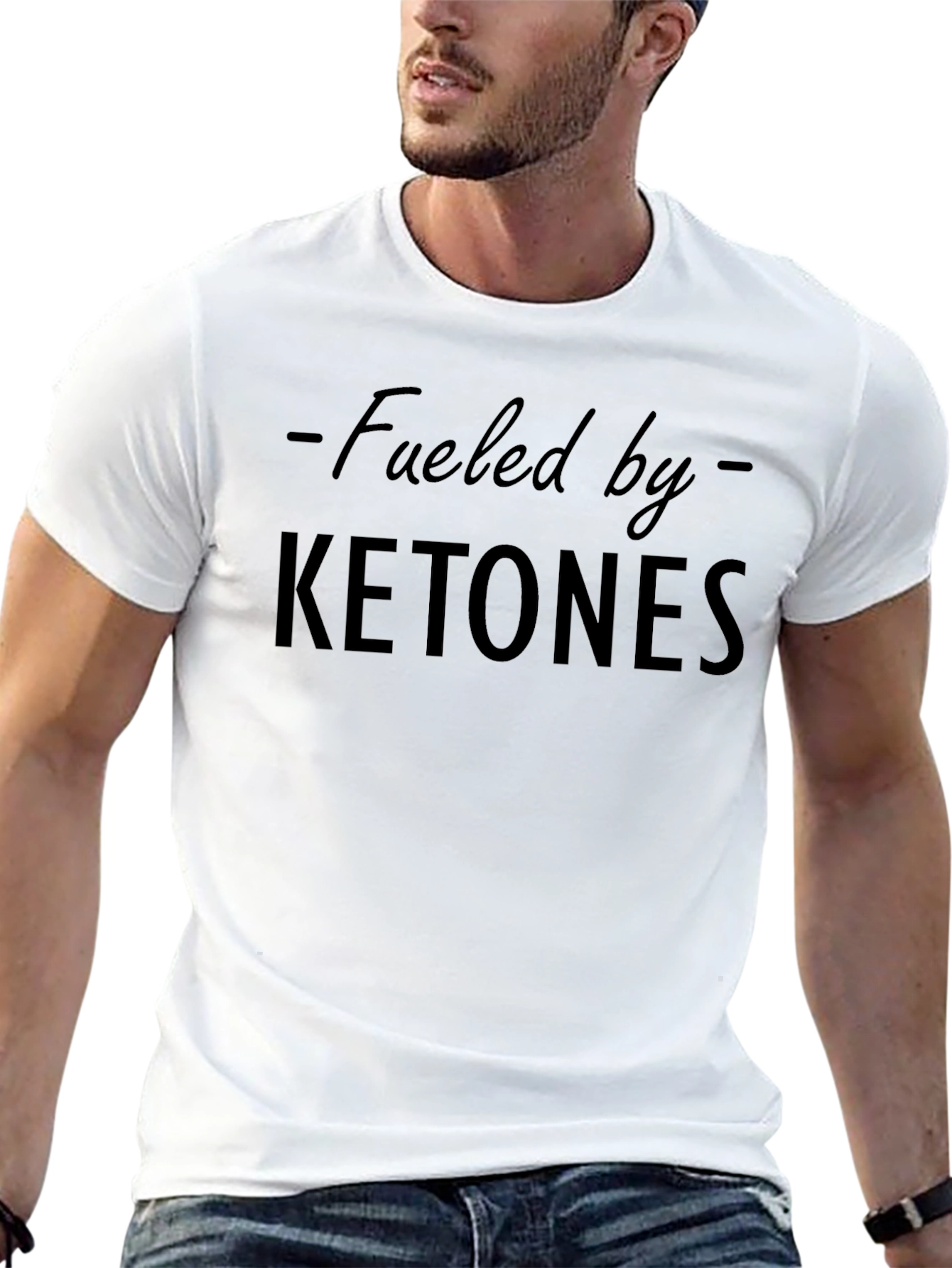 Fueled by Ketones Black Graphic Tee